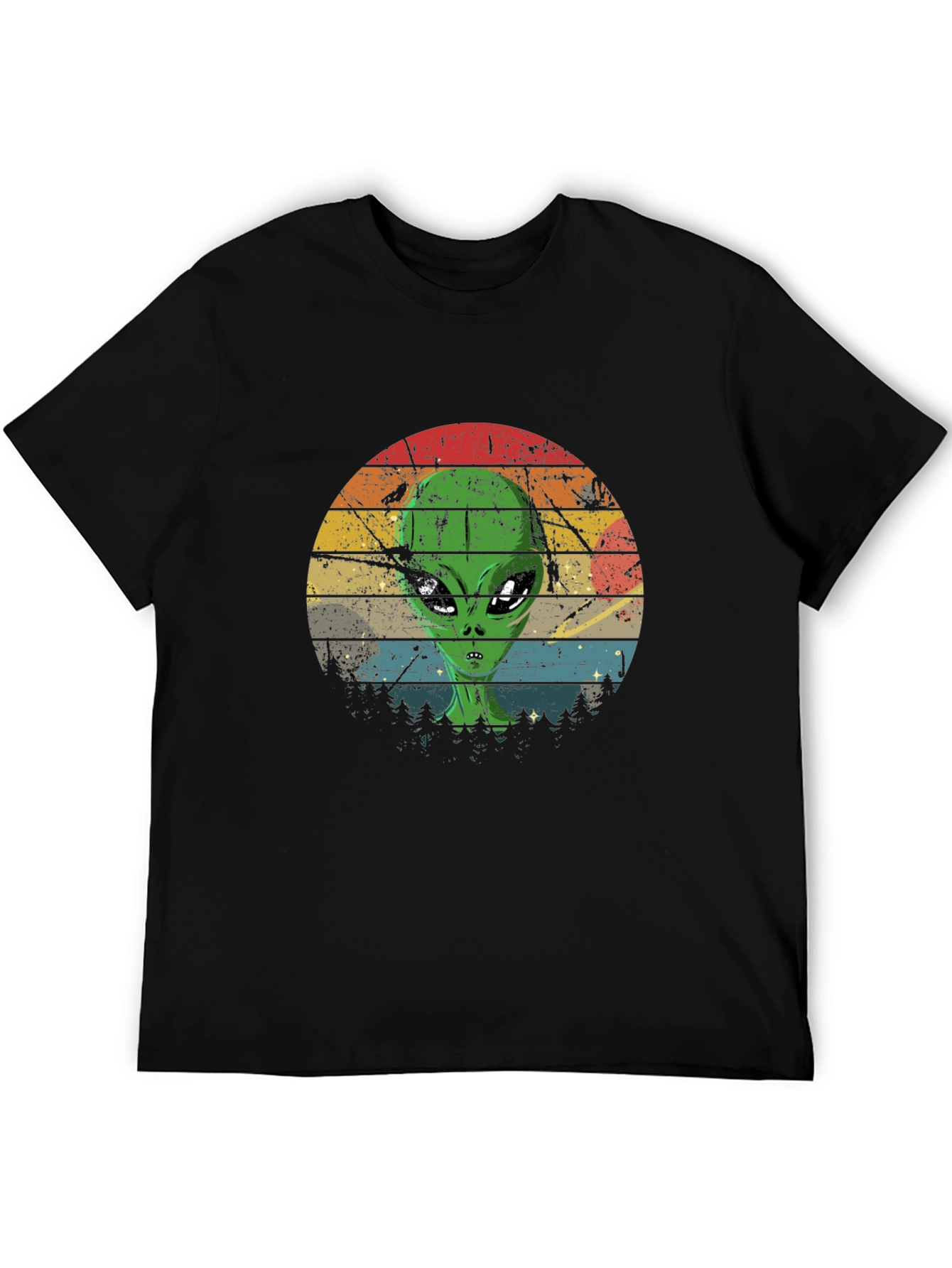 Retro Alien Graphic T-Shirt