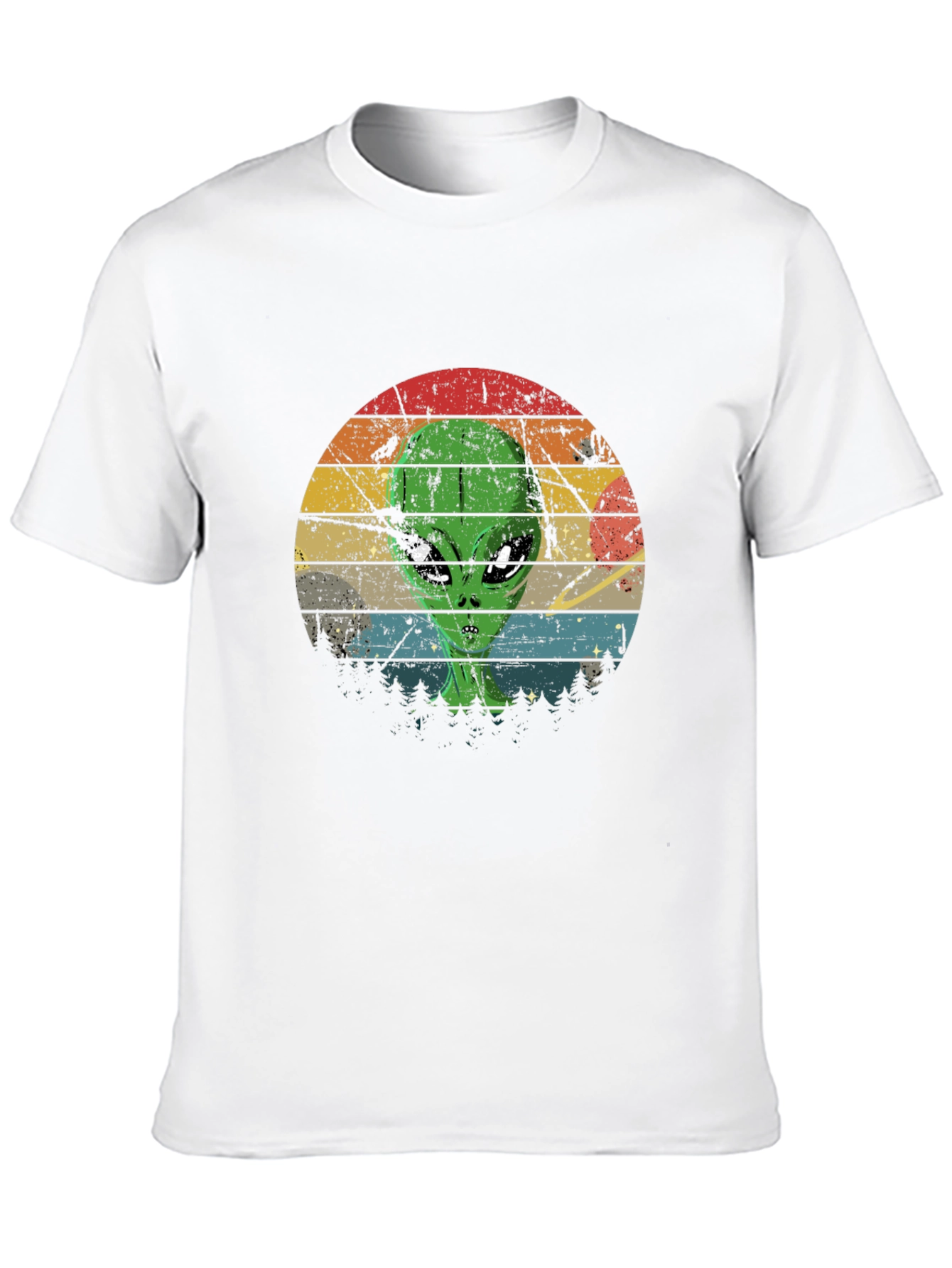 Retro Alien Graphic T-Shirt