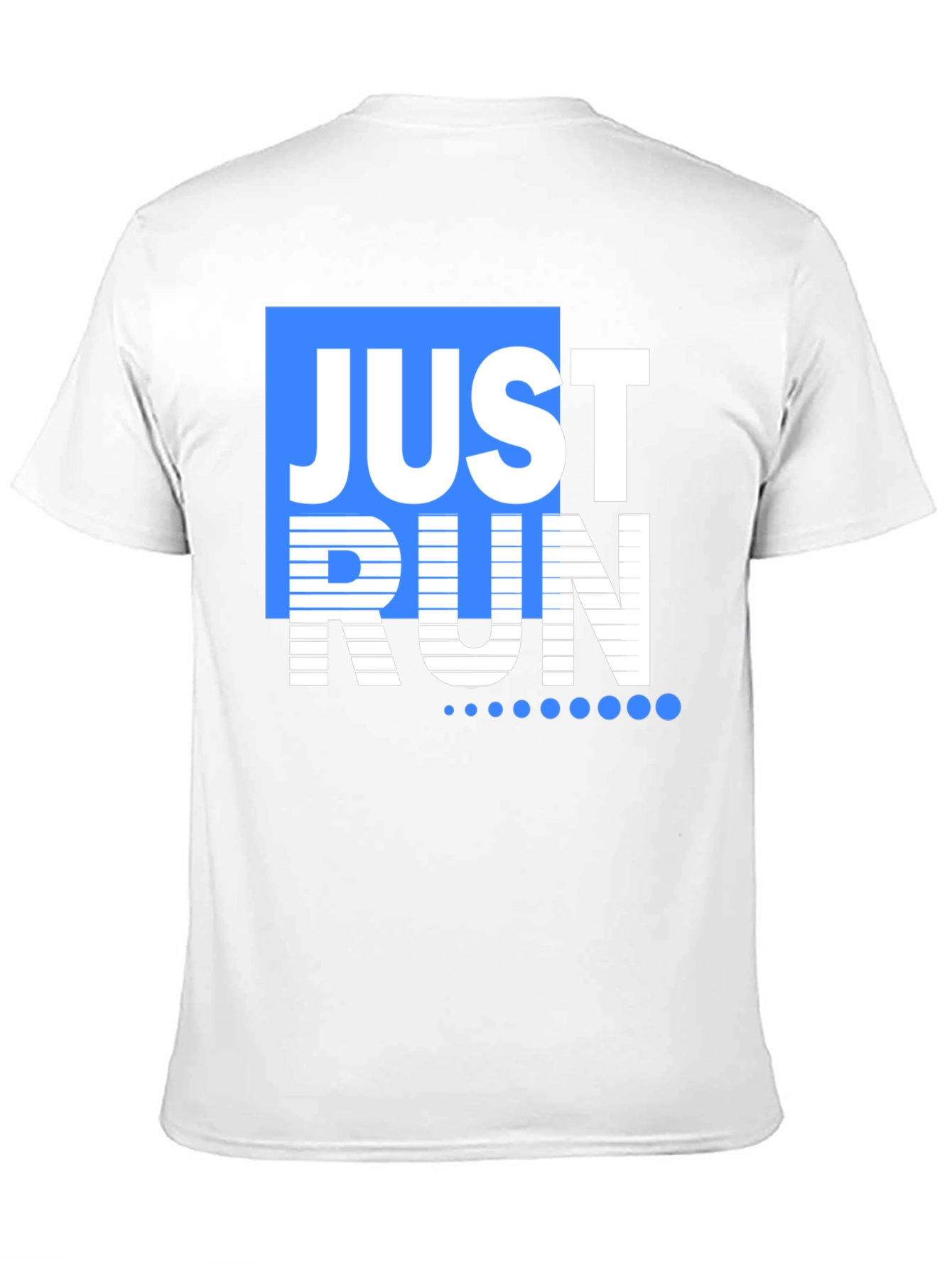 Just Run Graphic Tee - Mens Black T-Shirt