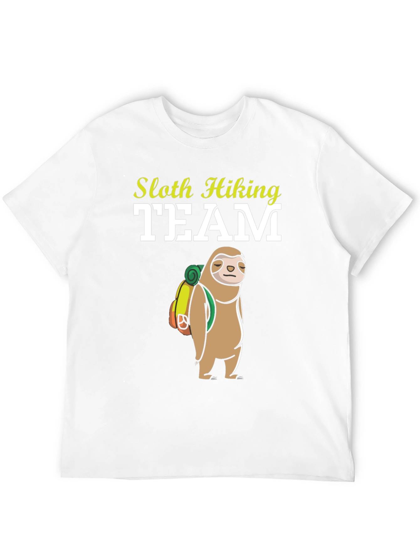 Sloth Hiking Team T-Shirt - Funny Adventure Tee