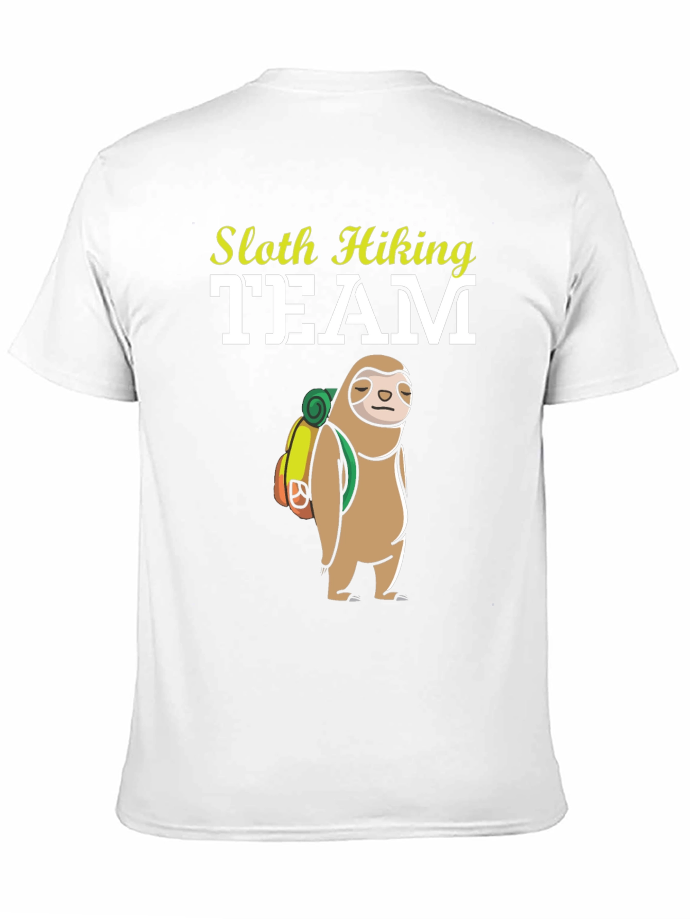 Sloth Hiking Team T-Shirt - Funny Adventure Tee