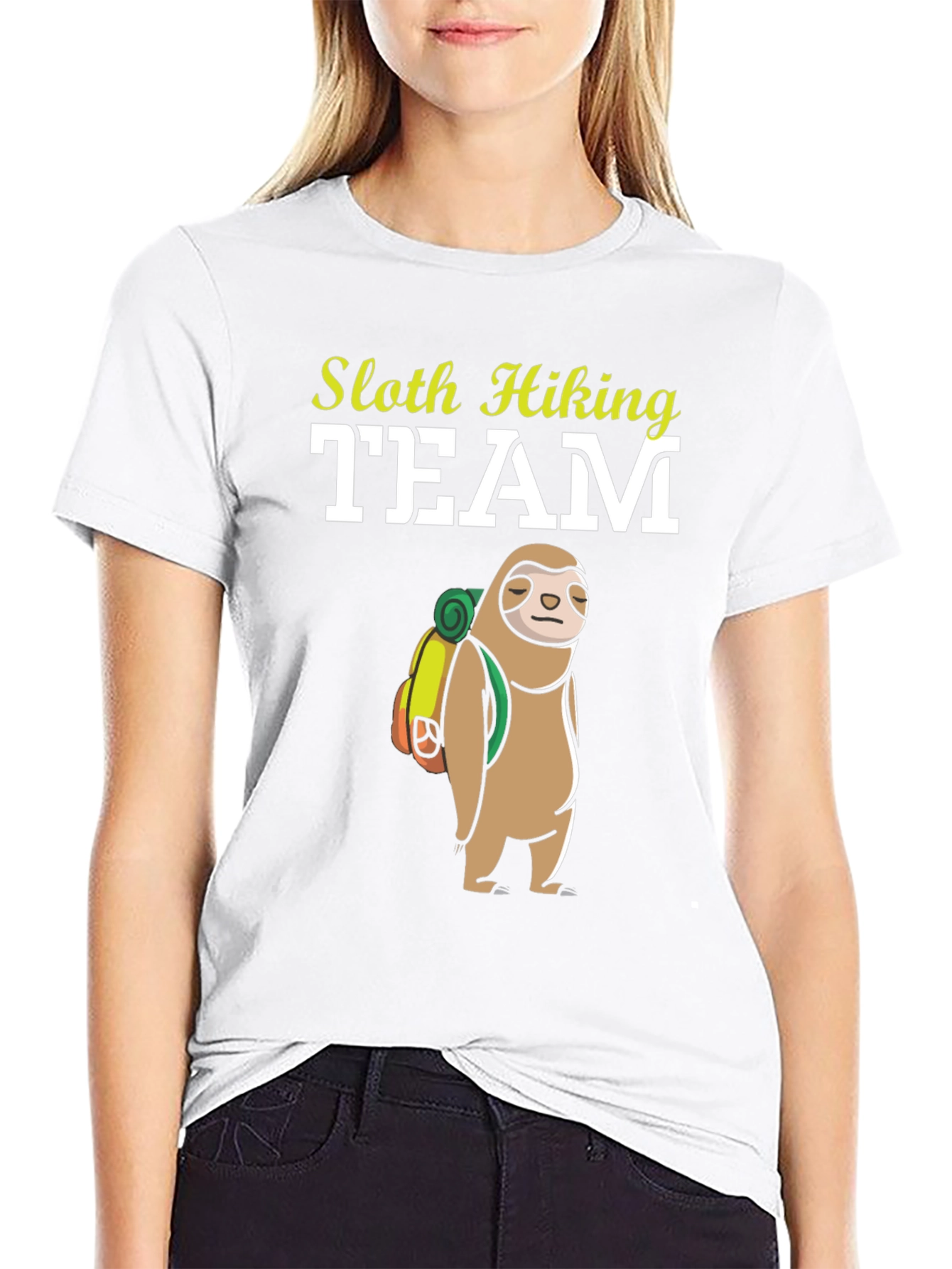 Sloth Hiking Team T-Shirt - Funny Adventure Tee