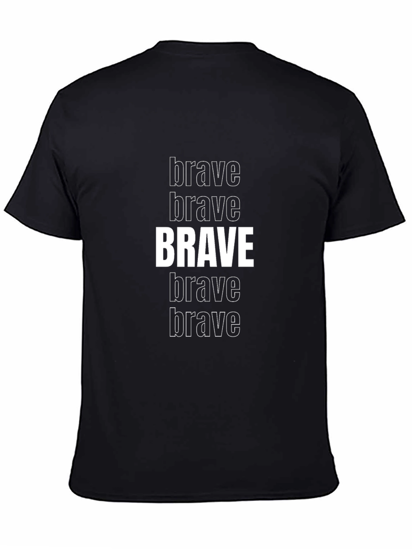 Brave Graphic T-Shirt - Bold Statement Tee