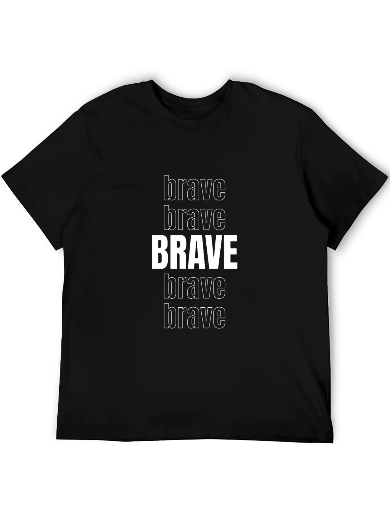 Brave Graphic T-Shirt - Bold Statement Tee