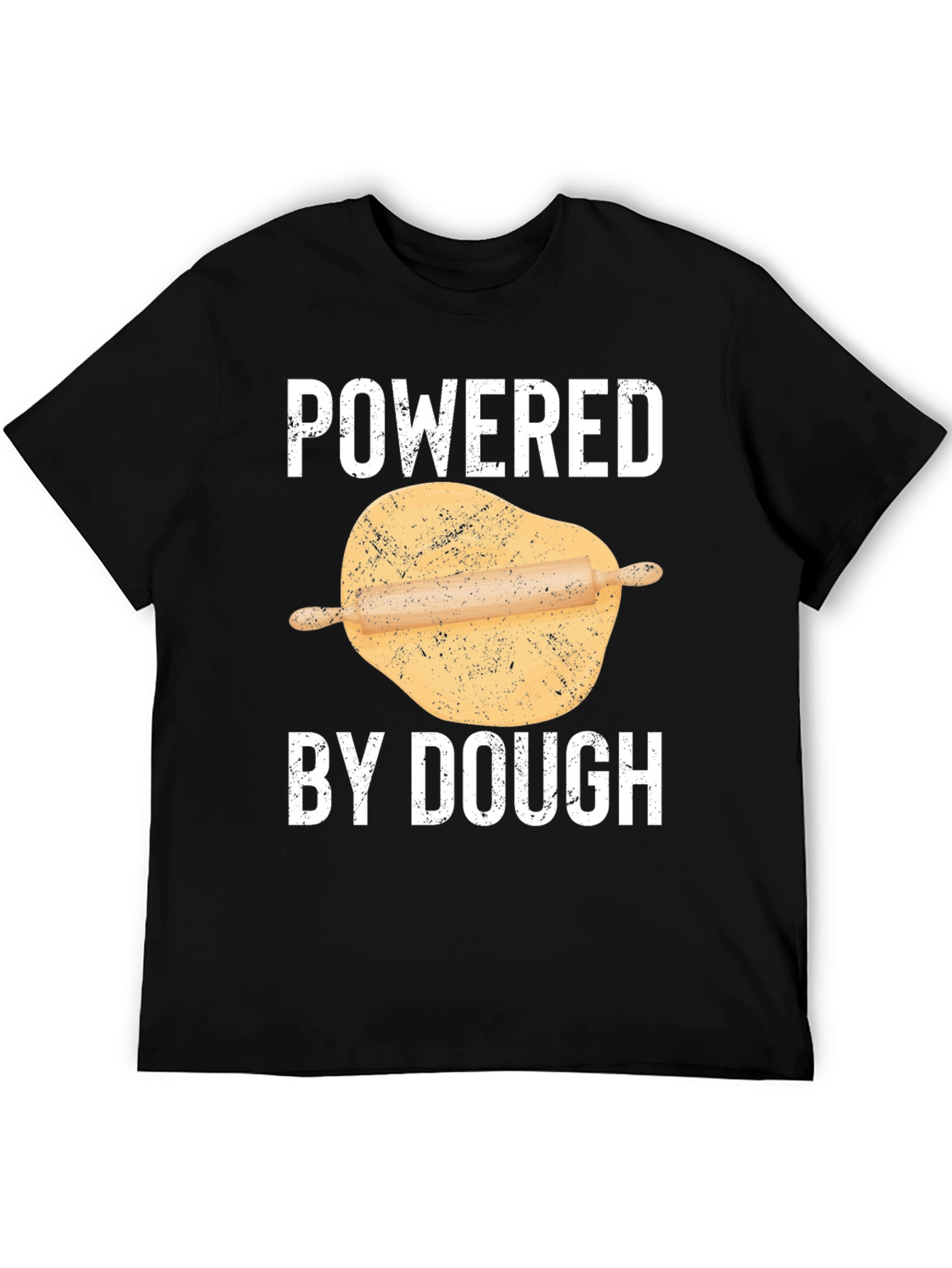 Powered By Dough Funny Baking T-Shirt