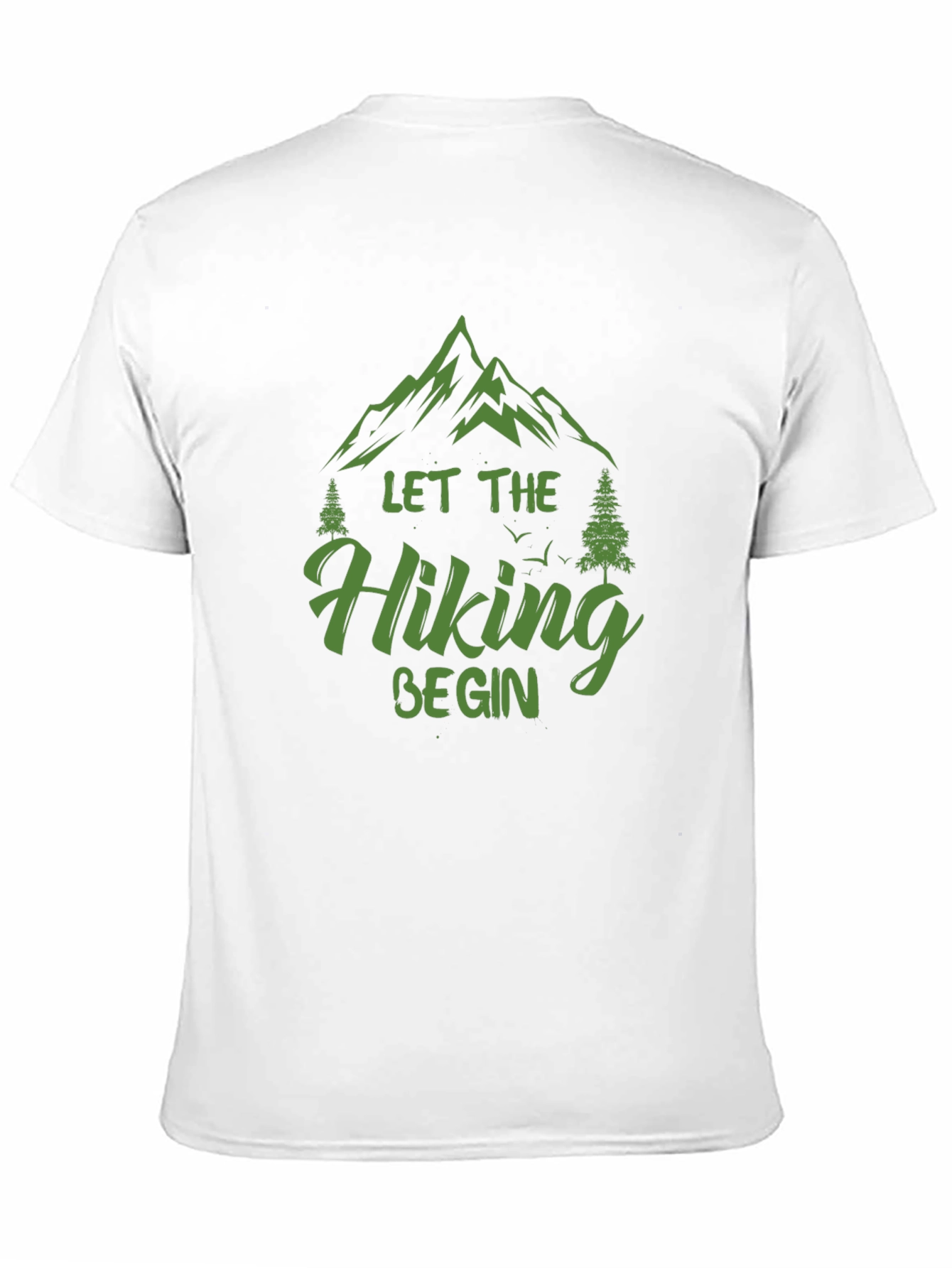 Let The Hiking Begin Black Graphic Tee