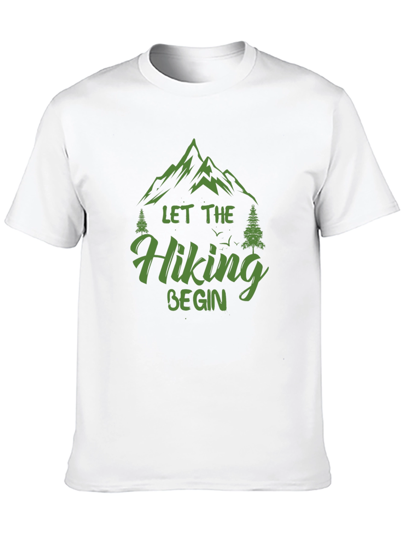 Let The Hiking Begin Black Graphic Tee