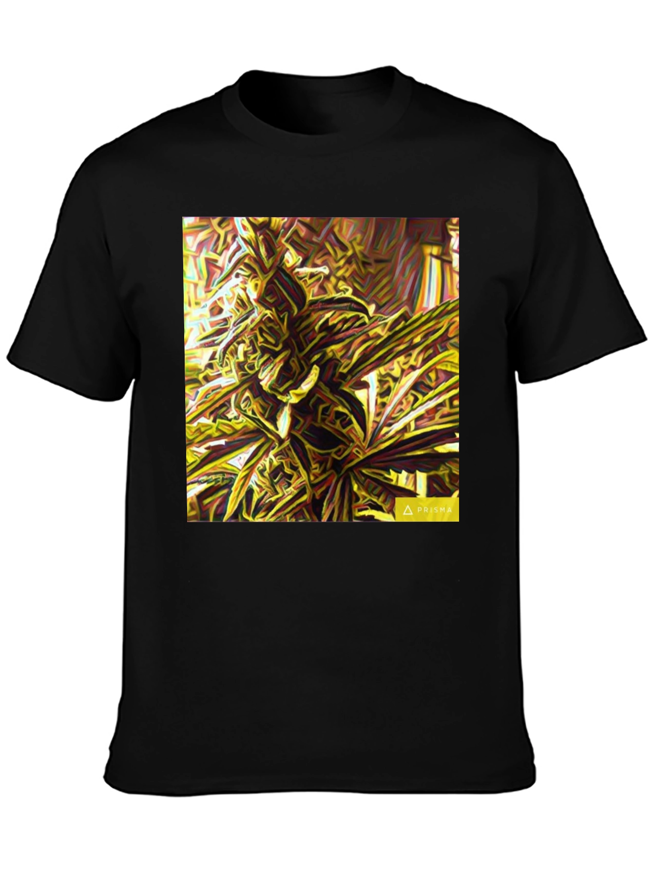 Abstract Floral Graphic Tee - Cool Casual Style