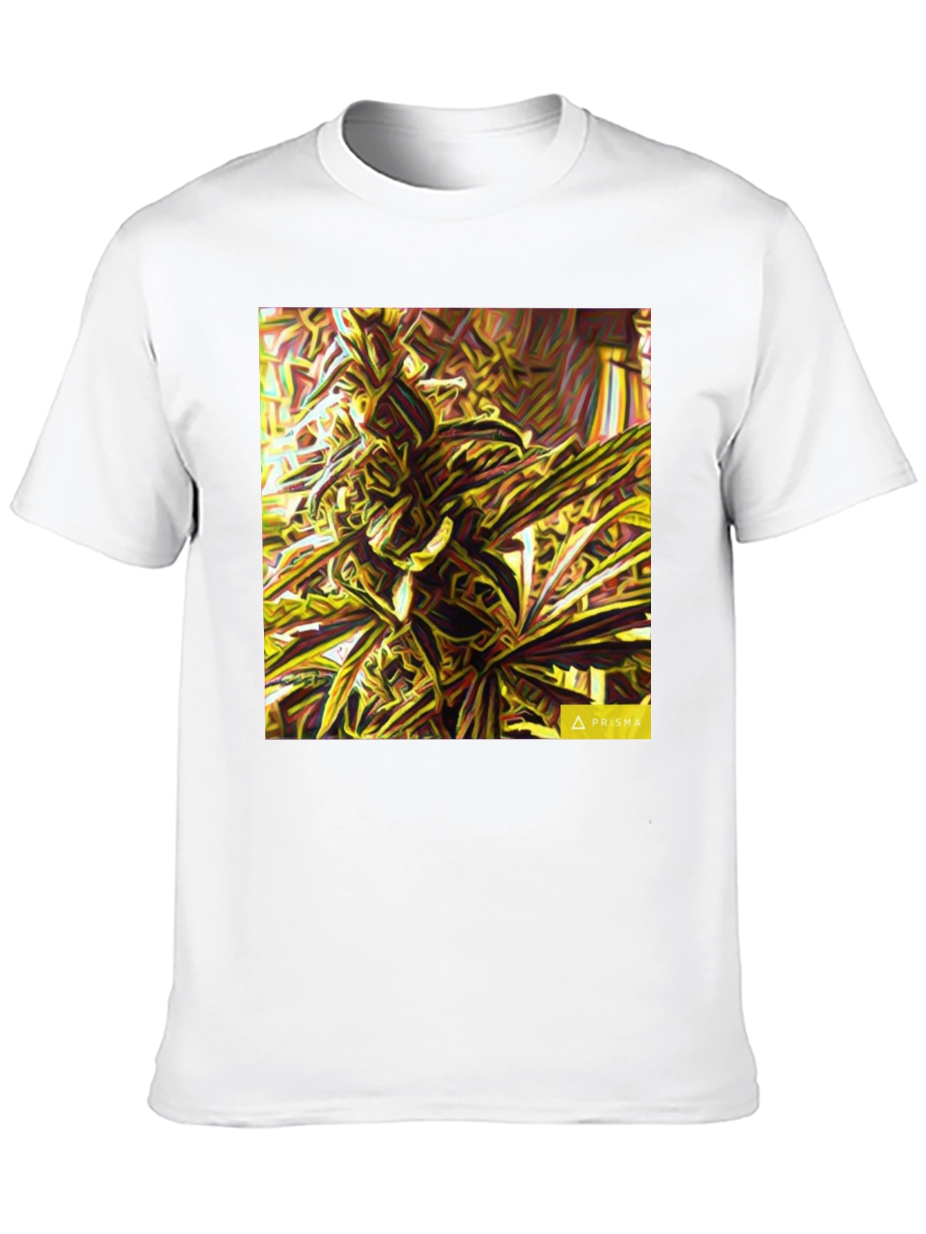 Abstract Floral Graphic Tee - Cool Casual Style