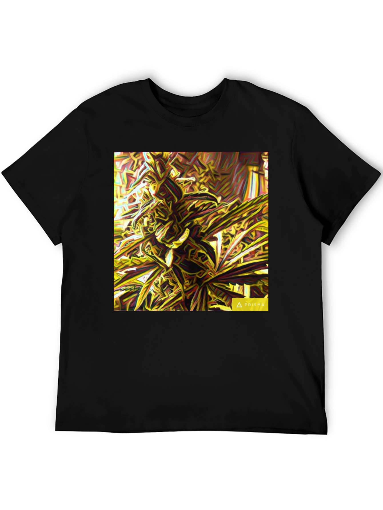Abstract Floral Graphic Tee - Cool Casual Style
