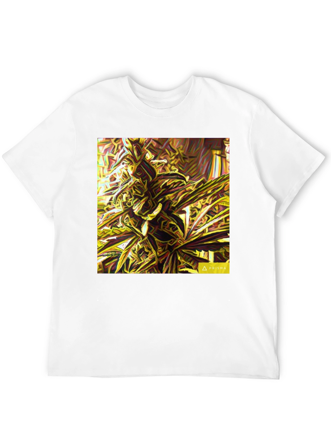 Abstract Floral Graphic Tee - Cool Casual Style