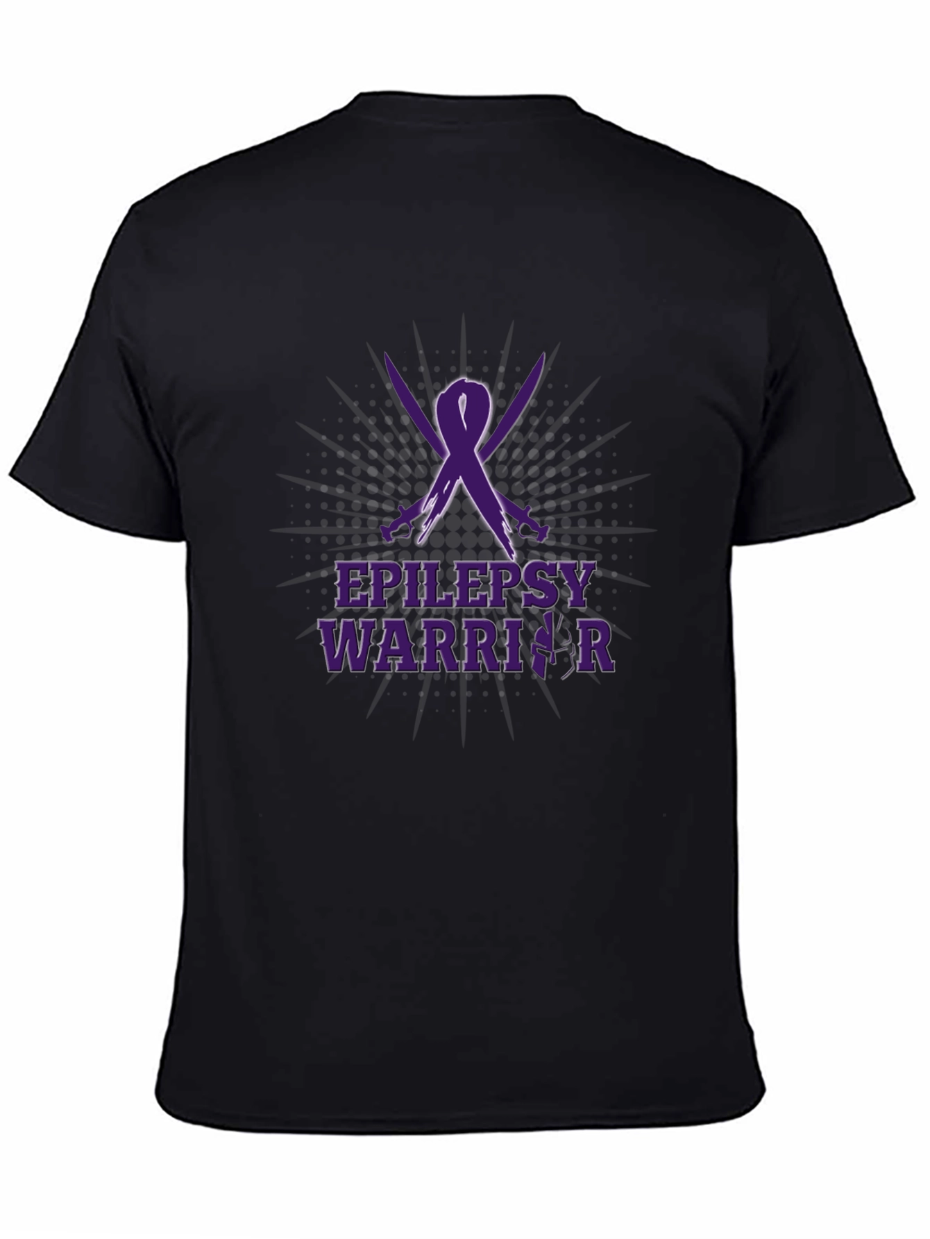 Epilepsy Warrior Ribbon Graphic T-Shirt