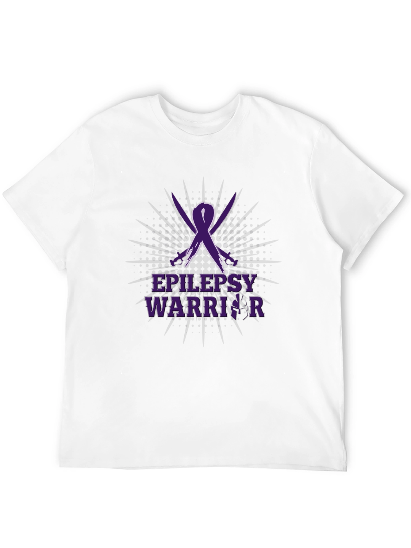 Epilepsy Warrior Ribbon Graphic T-Shirt