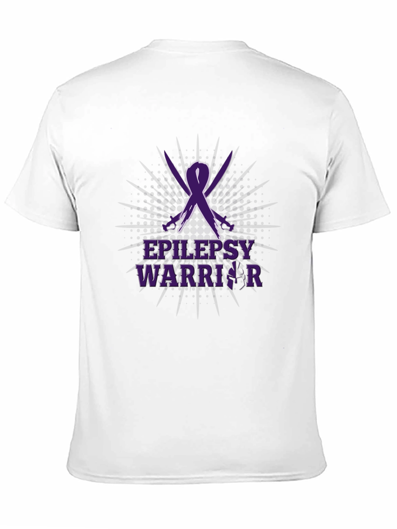 Epilepsy Warrior Ribbon Graphic T-Shirt