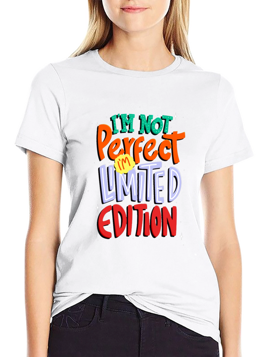 Im Not Perfect Limited Edition Black T-Shirt