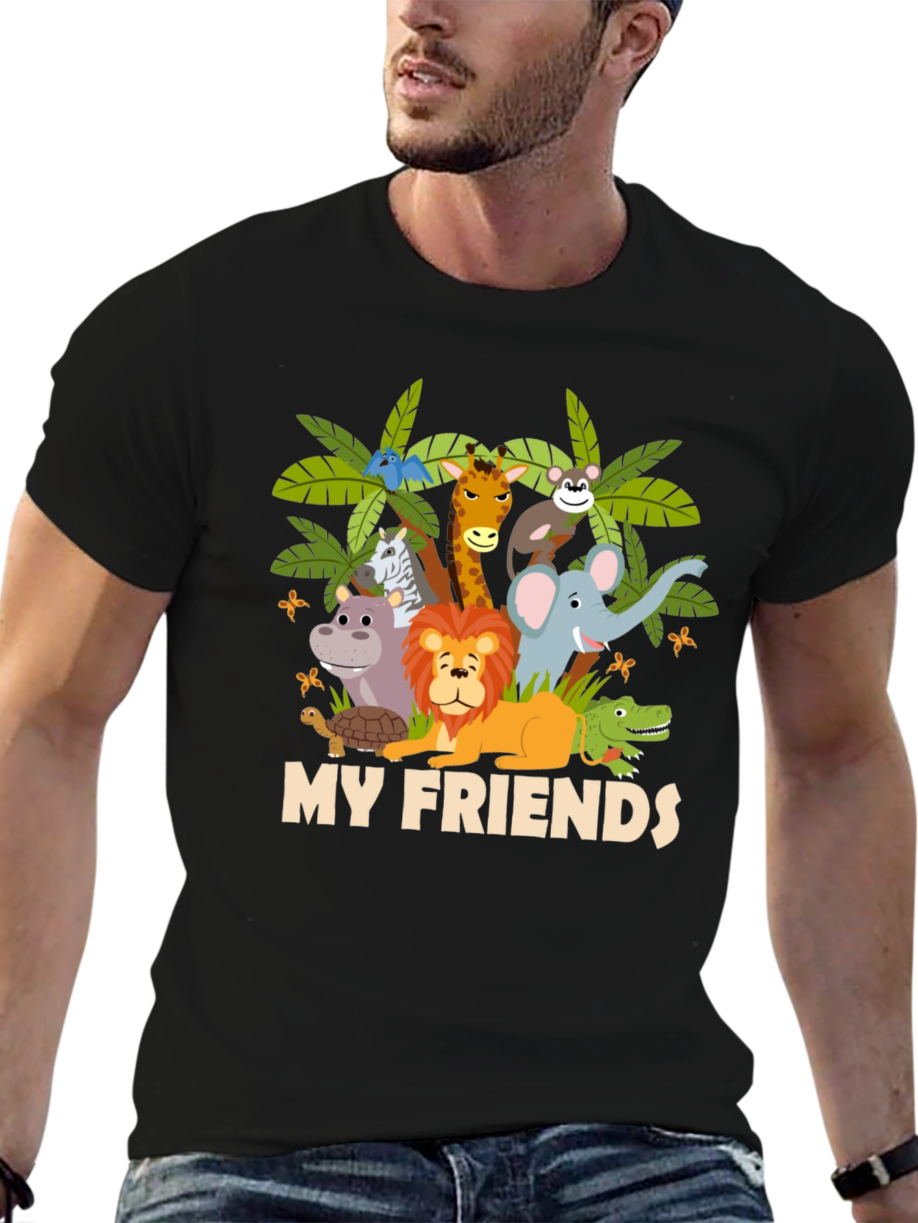 My Friends Graphic T-Shirt - Jungle Animals Tee