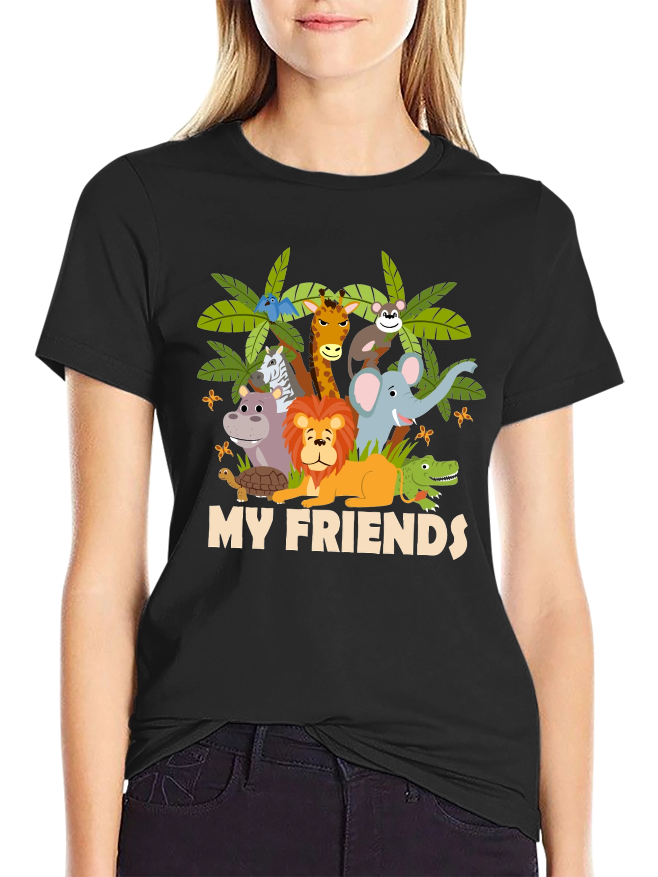 My Friends Graphic T-Shirt - Jungle Animals Tee