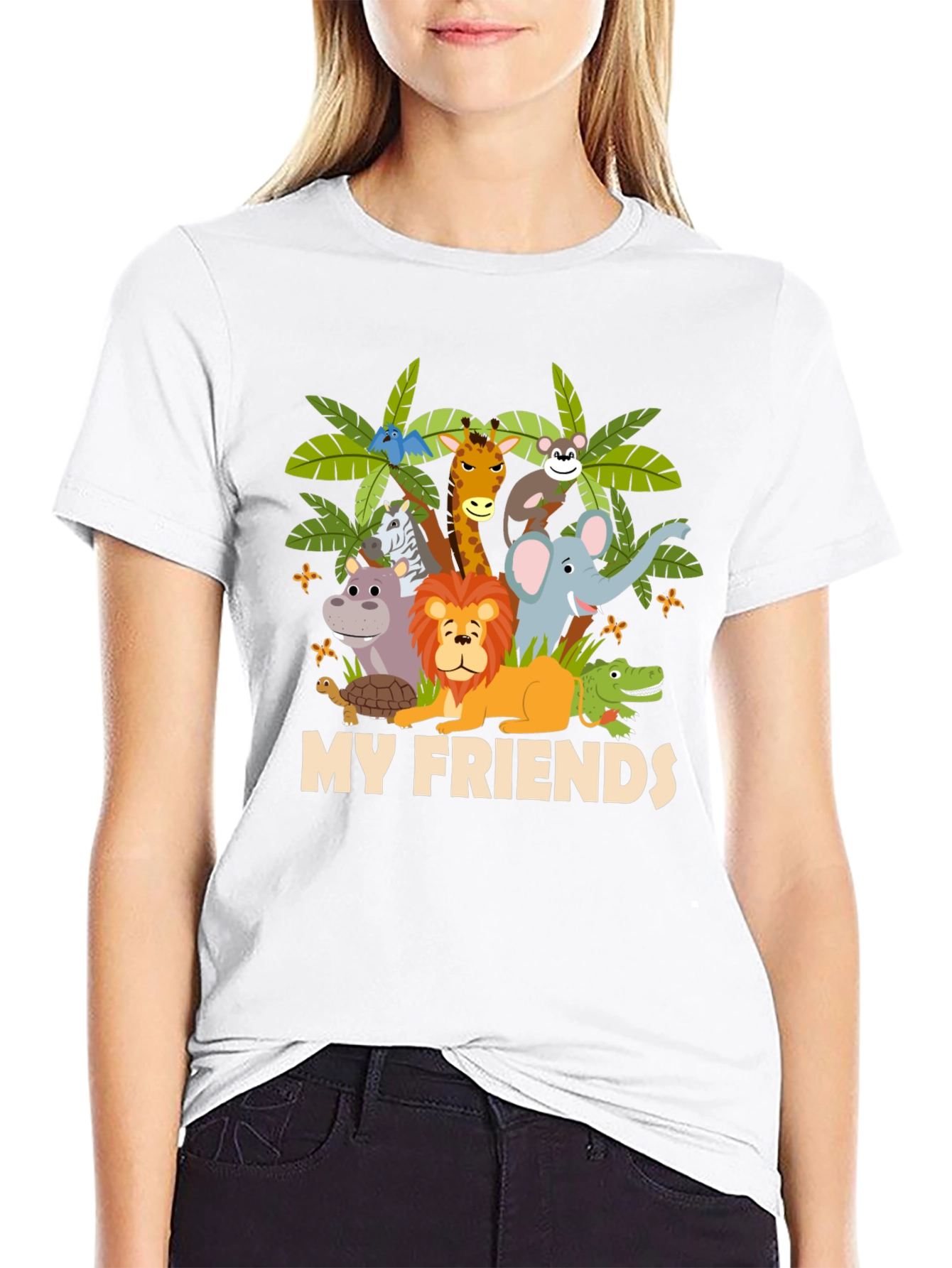 My Friends Graphic T-Shirt - Jungle Animals Tee