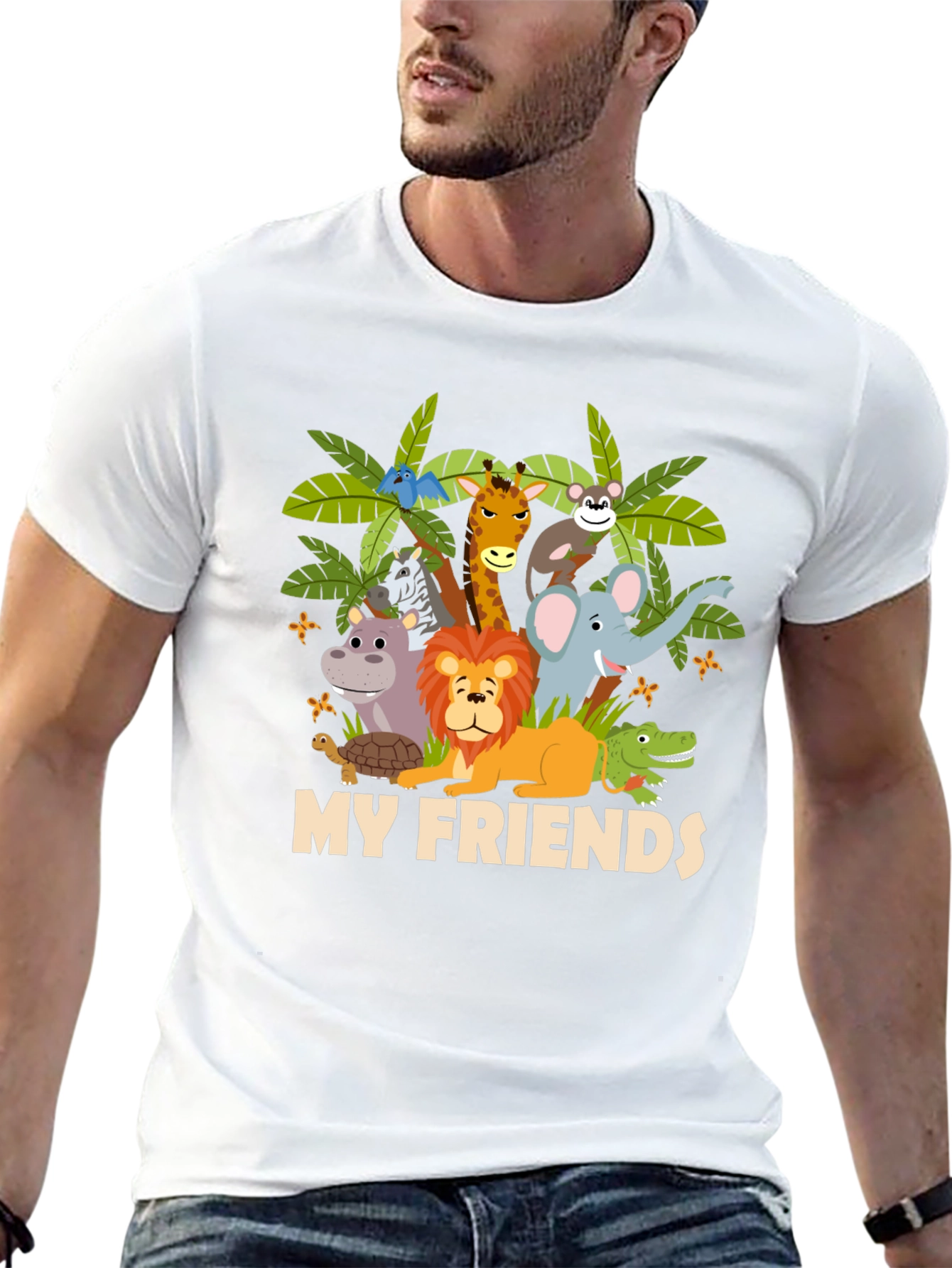 My Friends Graphic T-Shirt - Jungle Animals Tee