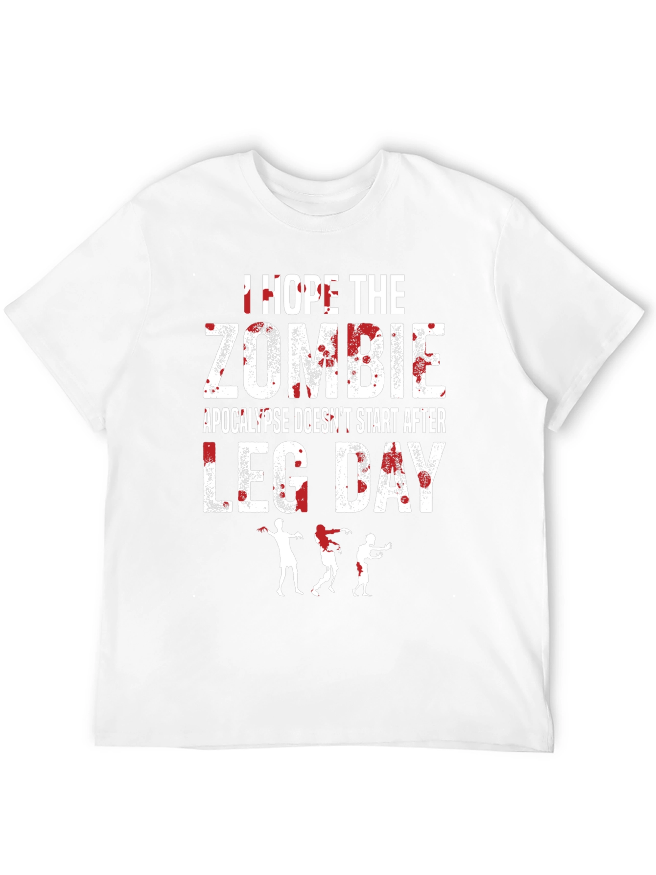 Zombie Apocalypse Leg Day T-Shirt