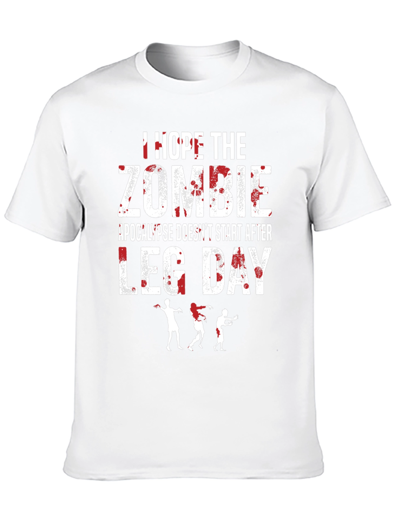 Zombie Apocalypse Leg Day T-Shirt