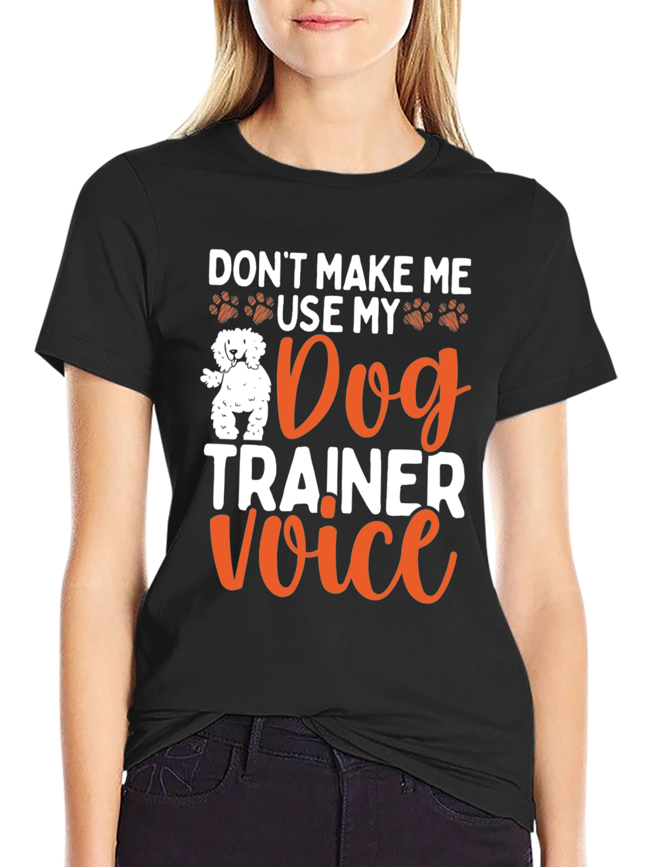 Dog Trainer Voice T-Shirt - Funny Dog Lover Tee