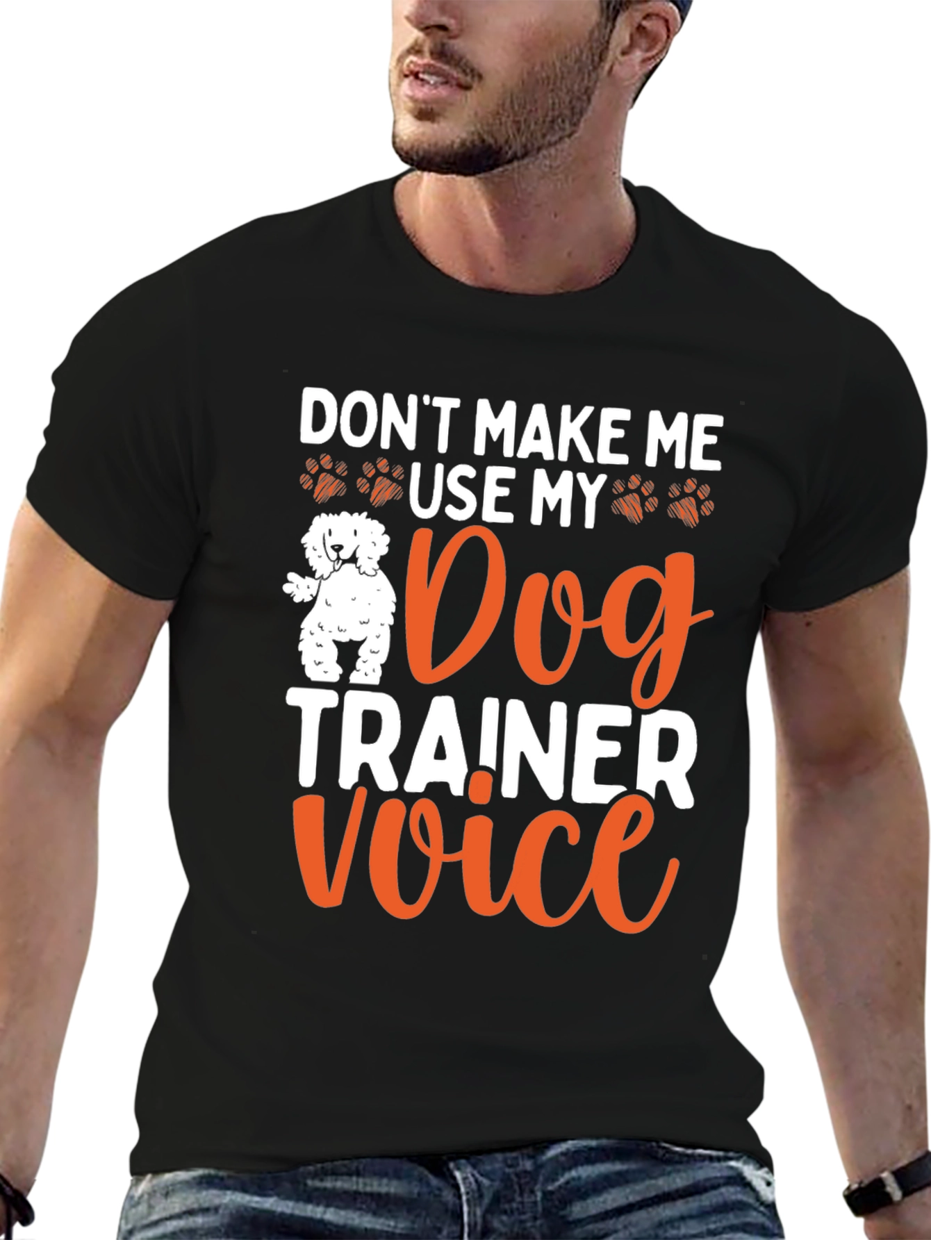 Dog Trainer Voice T-Shirt - Funny Dog Lover Tee