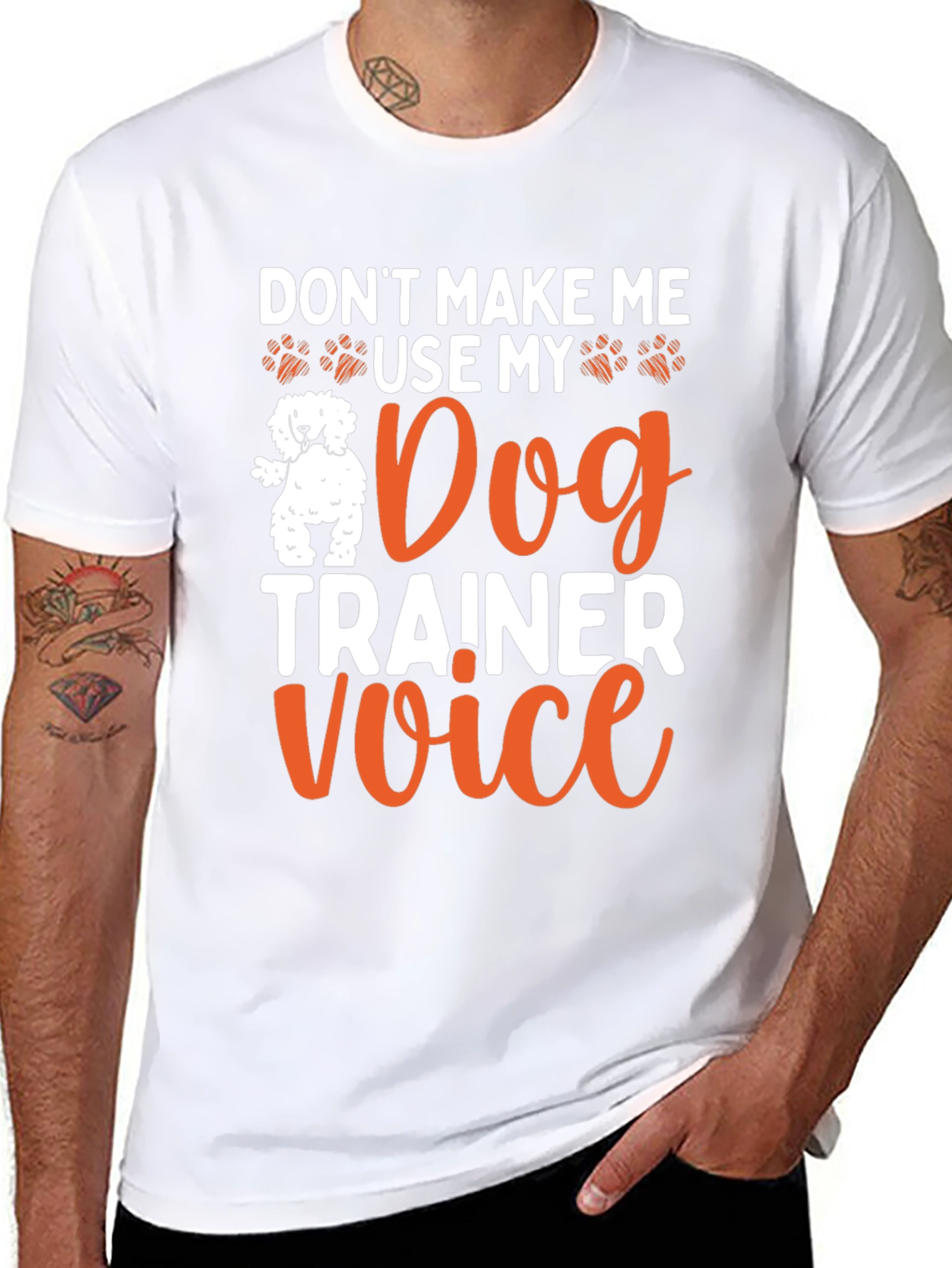 Dog Trainer Voice T-Shirt - Funny Dog Lover Tee
