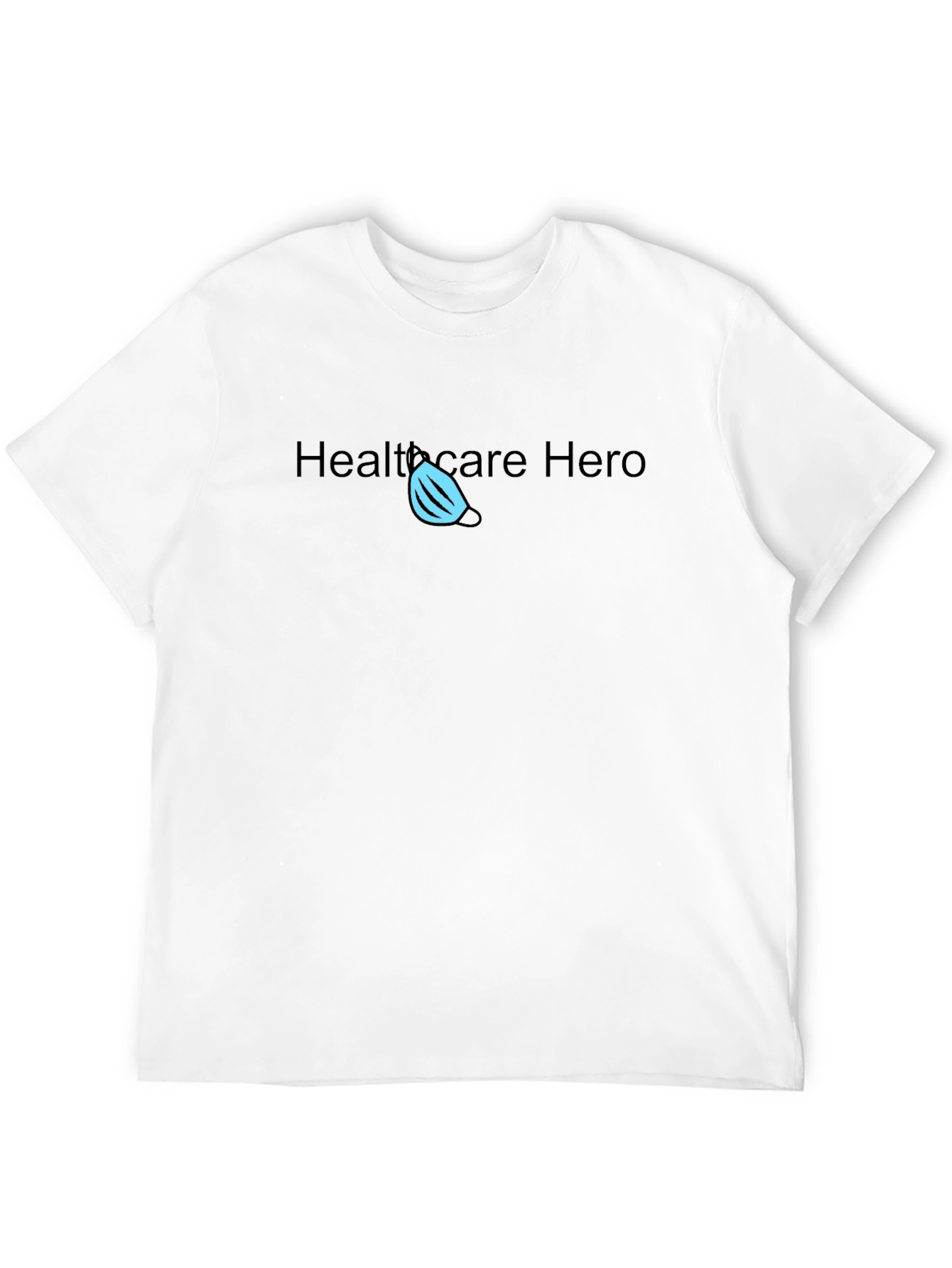 Healthcare Hero Graphic Tee - Black Crew Neck