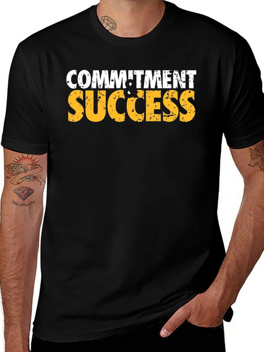 Commitment Success Graphic T-Shirt