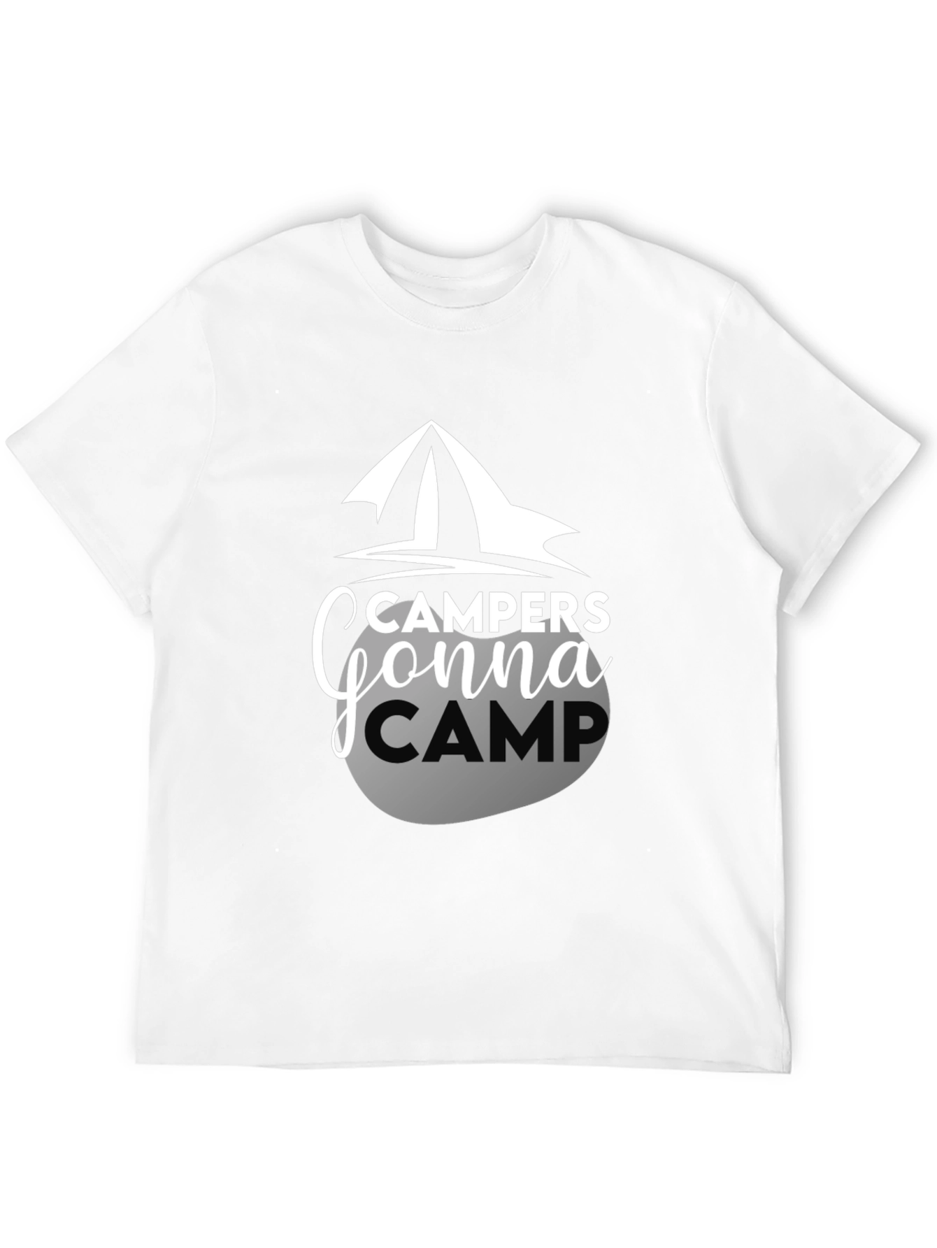 Campers Gonna Camp Graphic Tee - Black