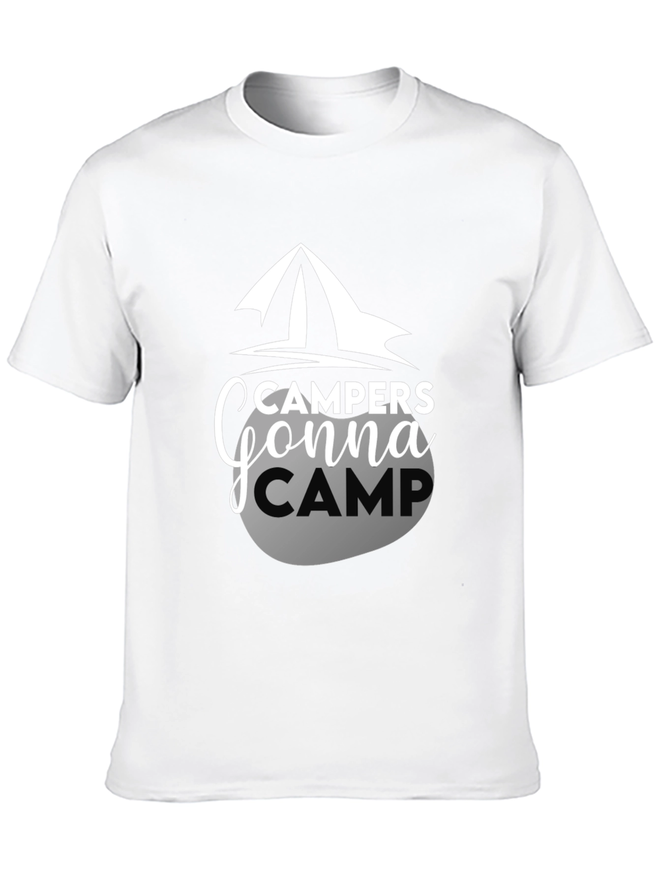 Campers Gonna Camp Graphic Tee - Black