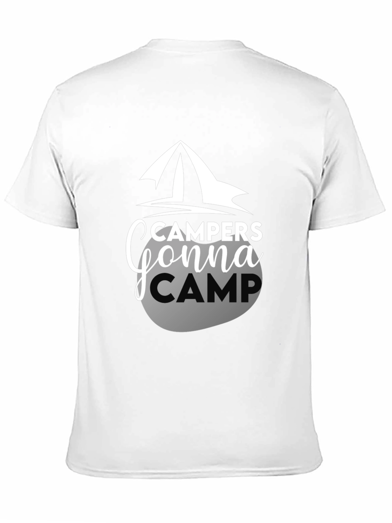 Campers Gonna Camp Graphic Tee - Black