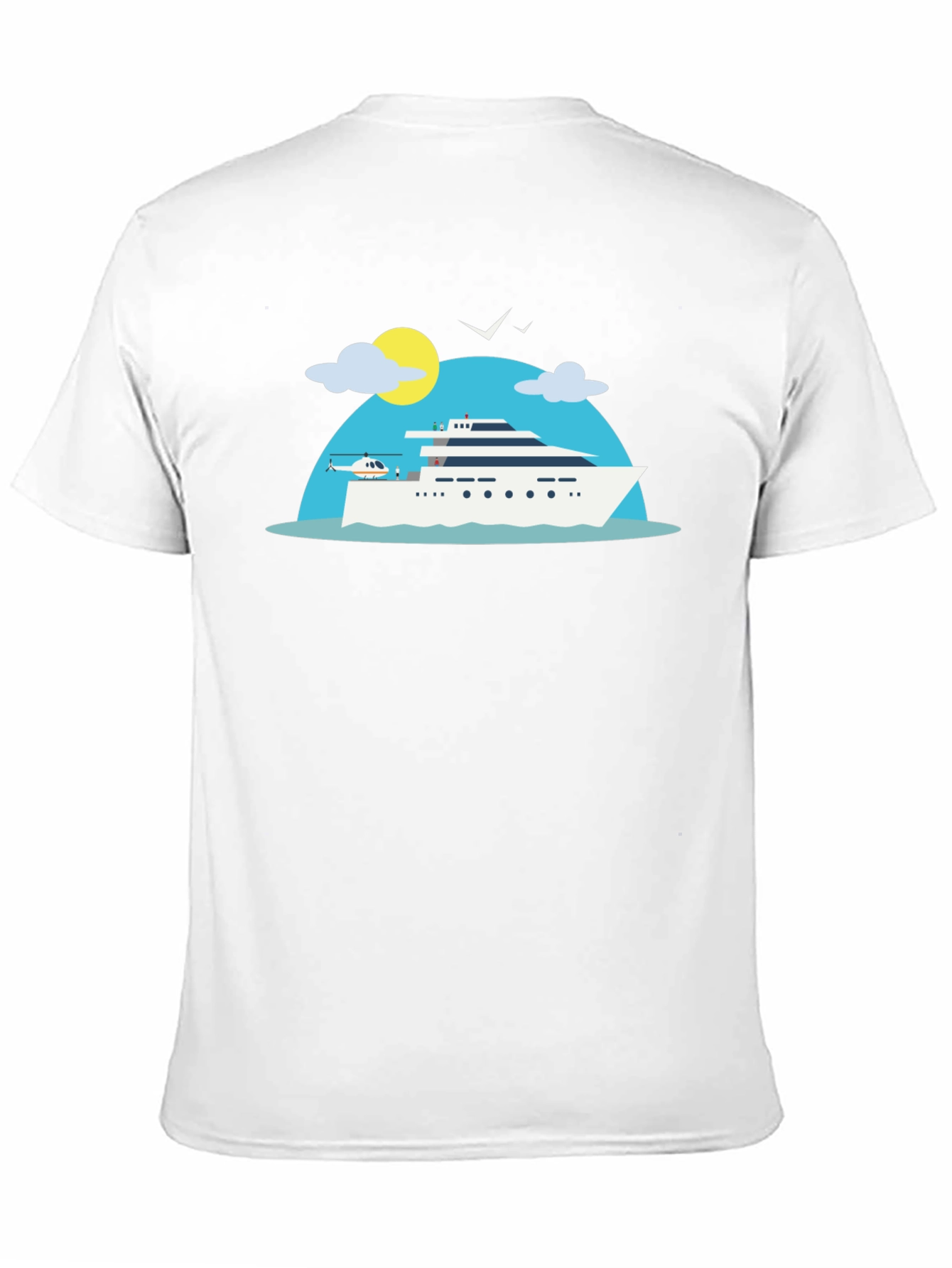 Luxury Yacht Graphic T-Shirt - Vacation Vibes