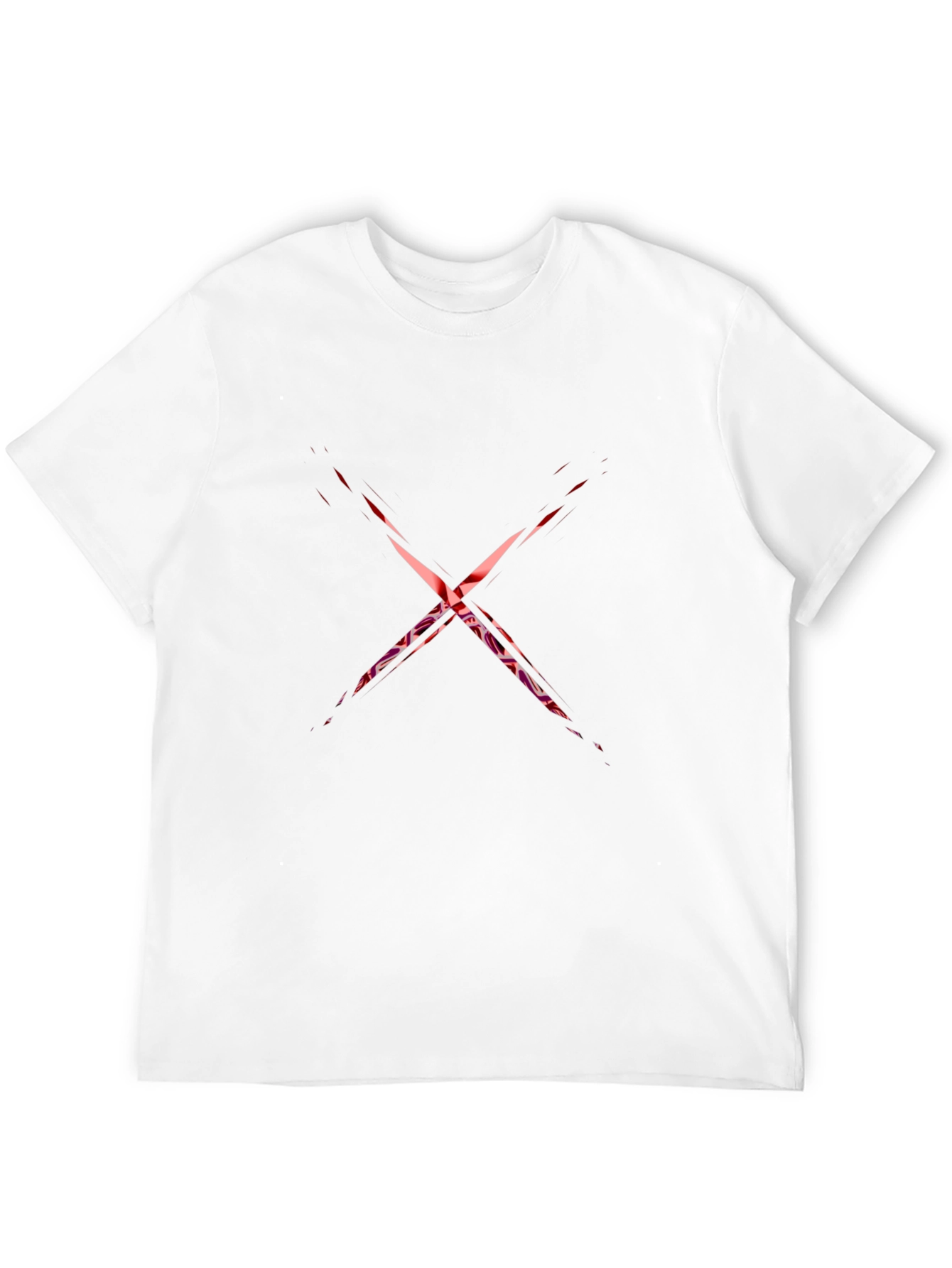 Edgy X Graphic Black T-Shirt