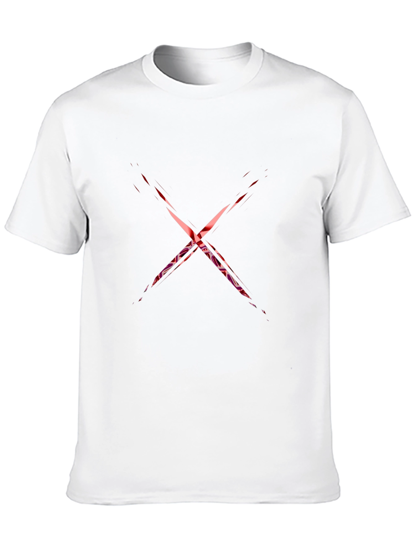 Edgy X Graphic Black T-Shirt