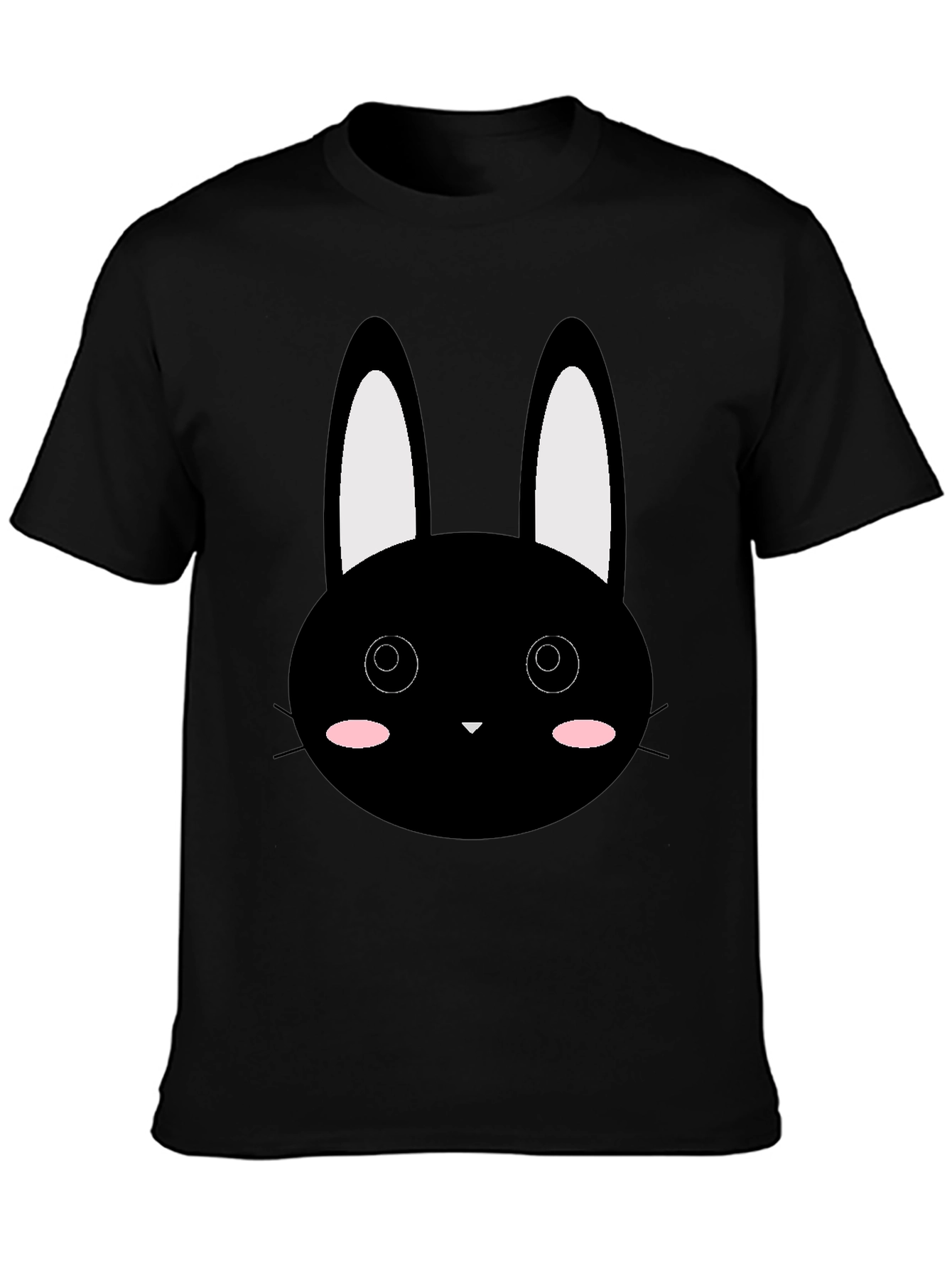 Black Bunny Graphic T-Shirt