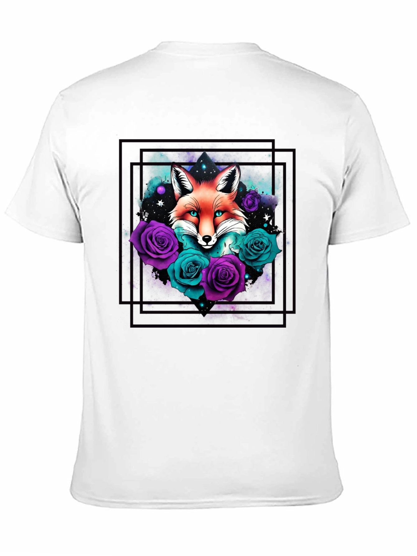 Mystic Fox & Roses Graphic Tee