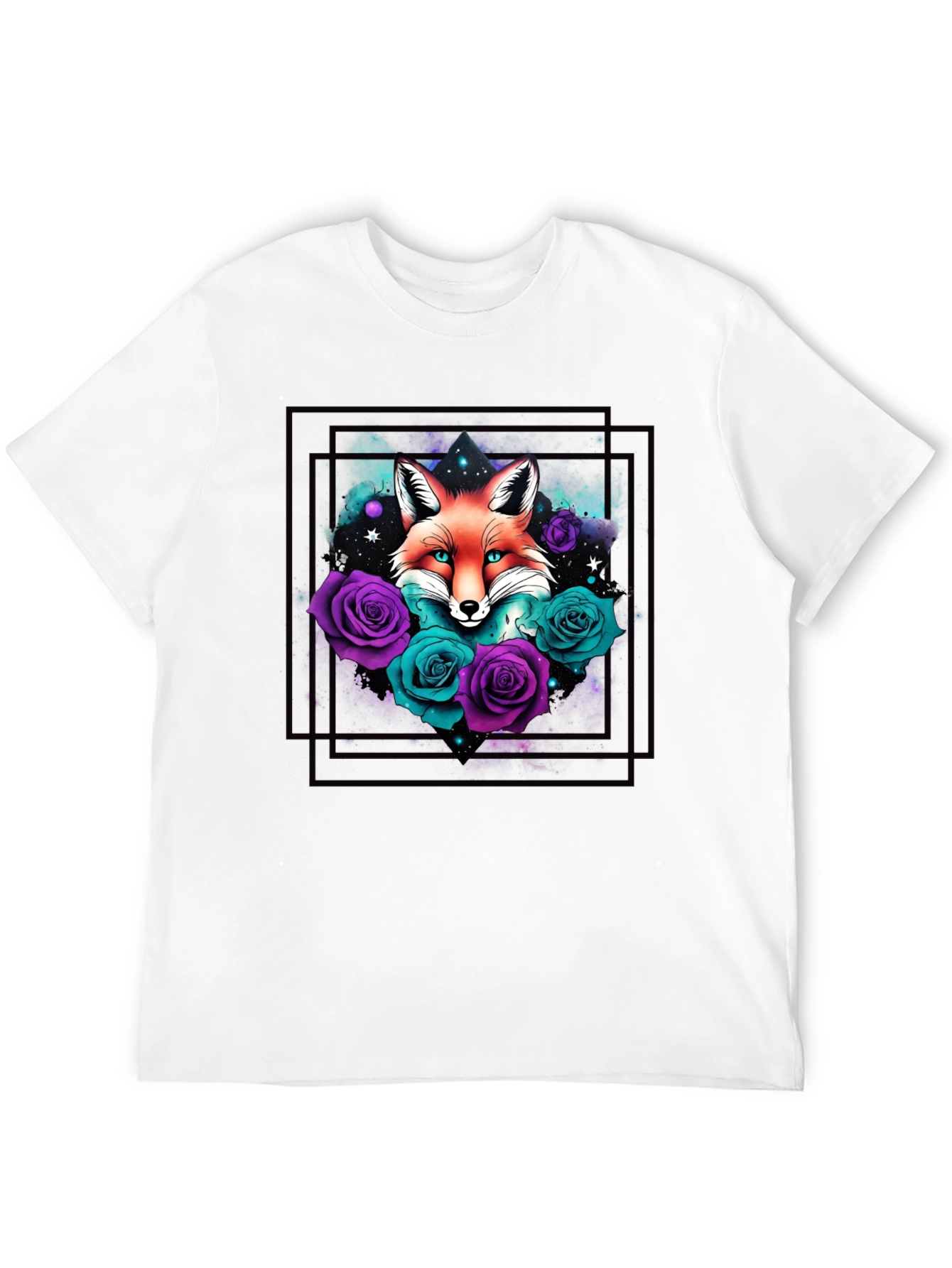 Mystic Fox & Roses Graphic Tee