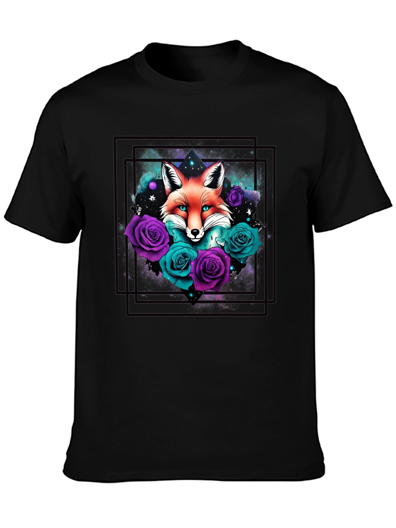 Mystic Fox & Roses Graphic Tee