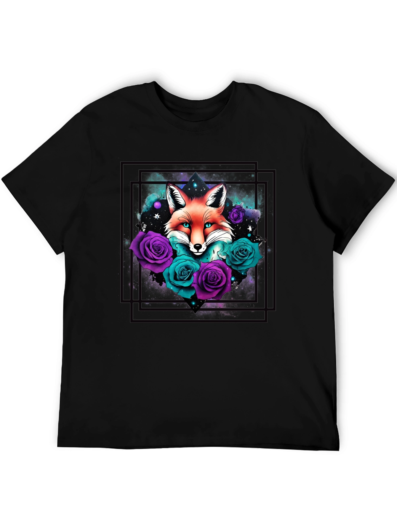 Mystic Fox & Roses Graphic Tee