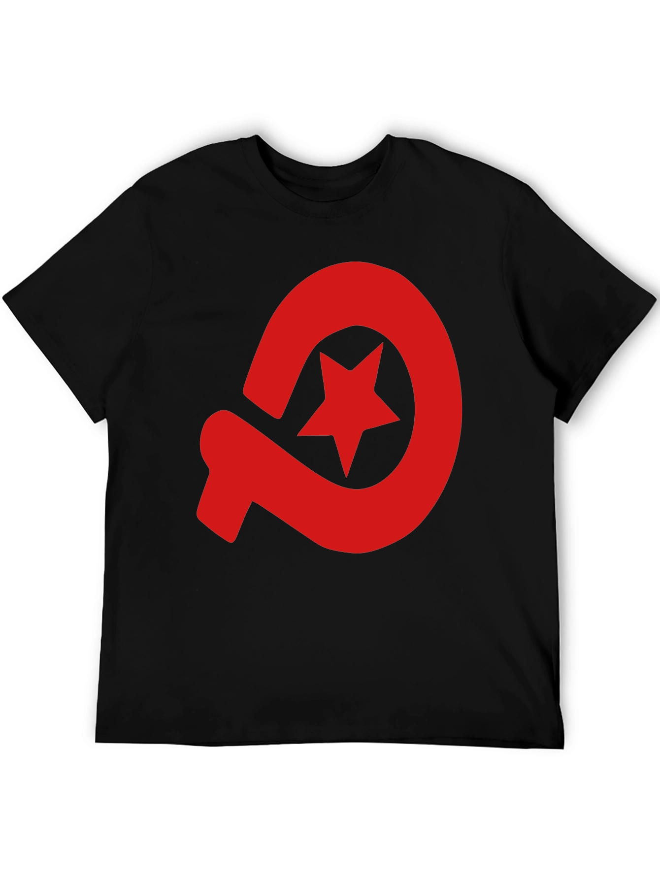 Red Star Hammer Sickle Graphic Tee