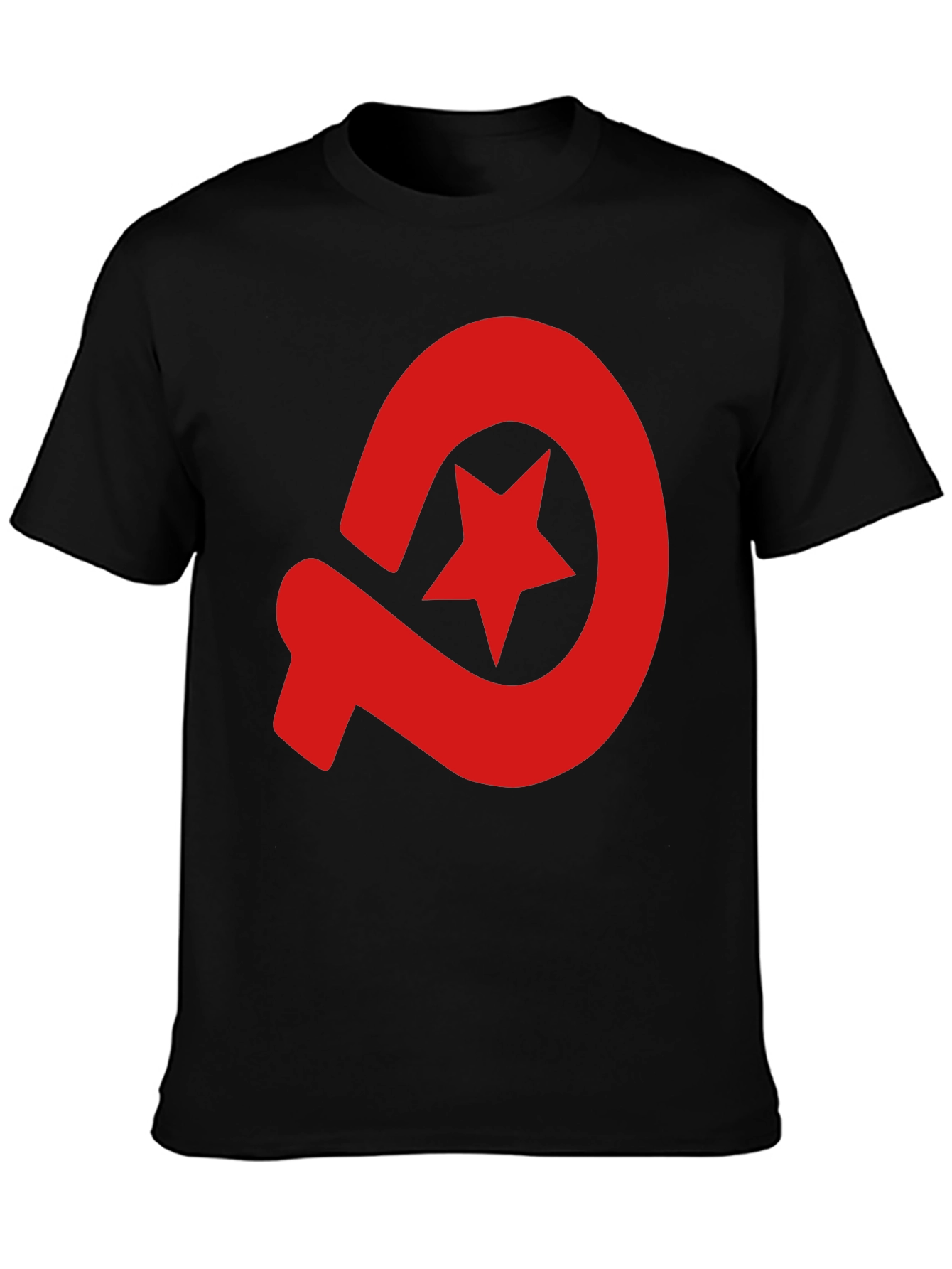 Red Star Hammer Sickle Graphic Tee