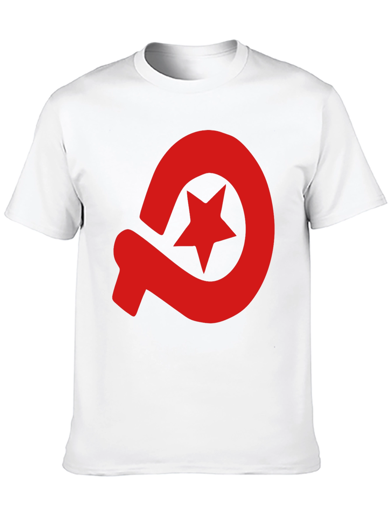 Red Star Hammer Sickle Graphic Tee
