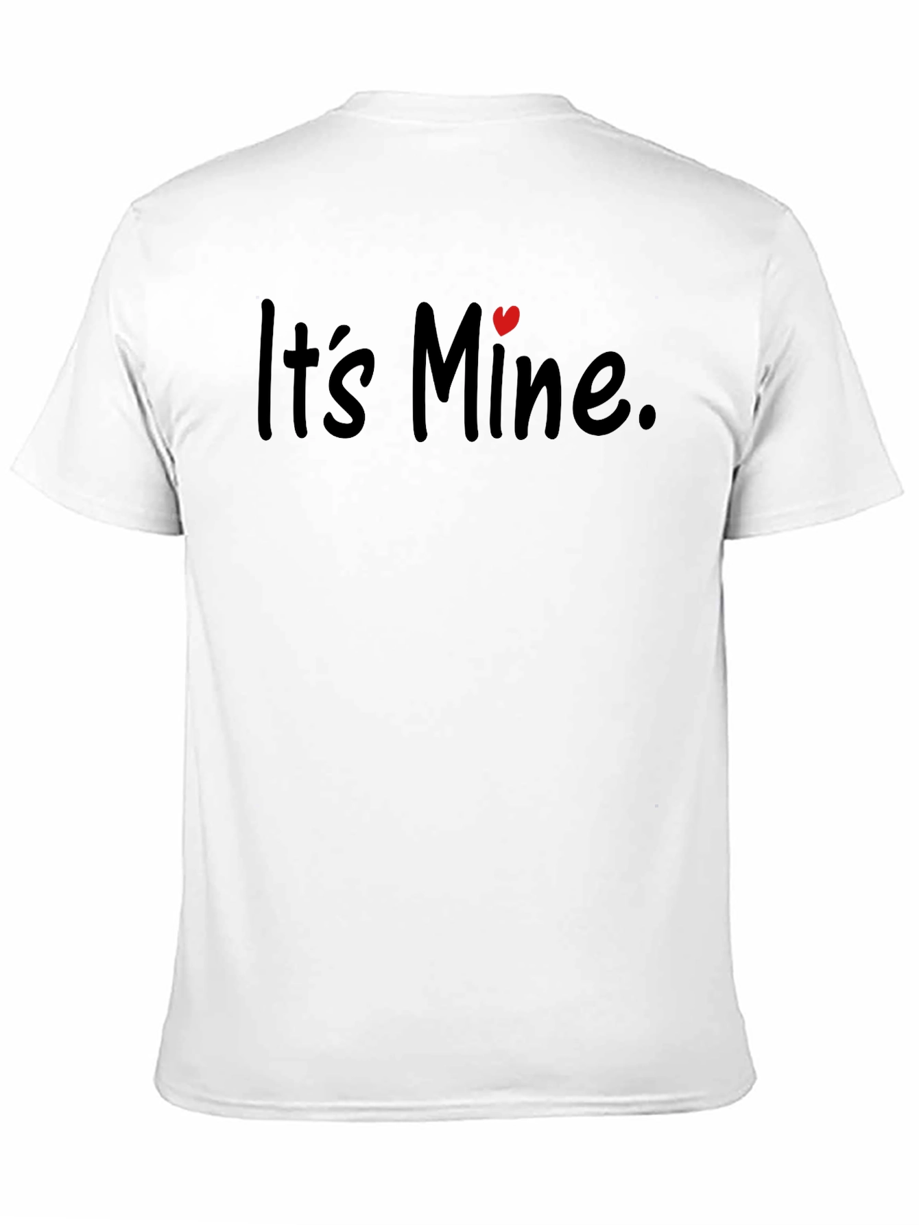 Its Mine Graphic T-Shirt - Black Crew Neck Tee