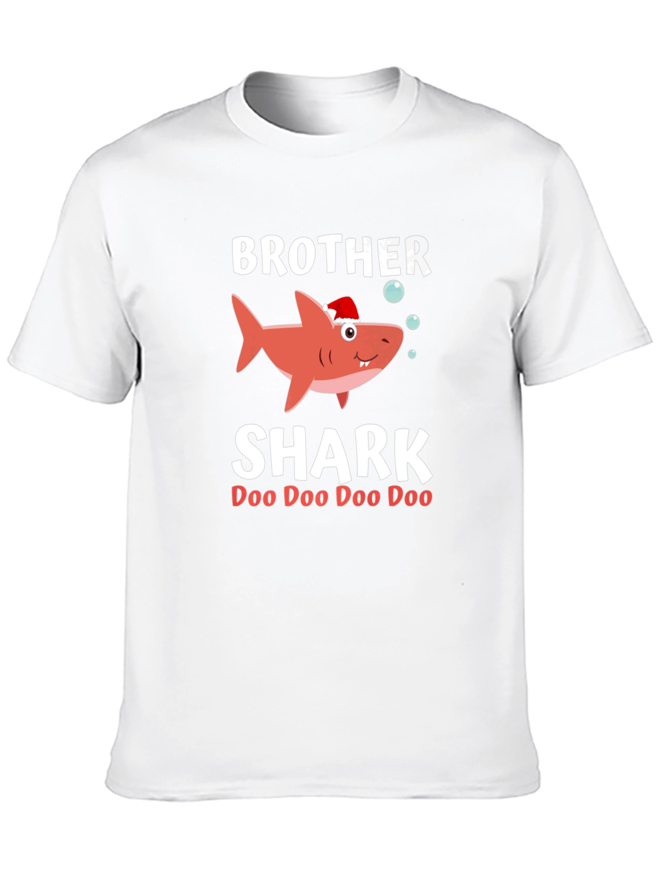 Brother Shark Doo Doo Funny Christmas T-Shirt