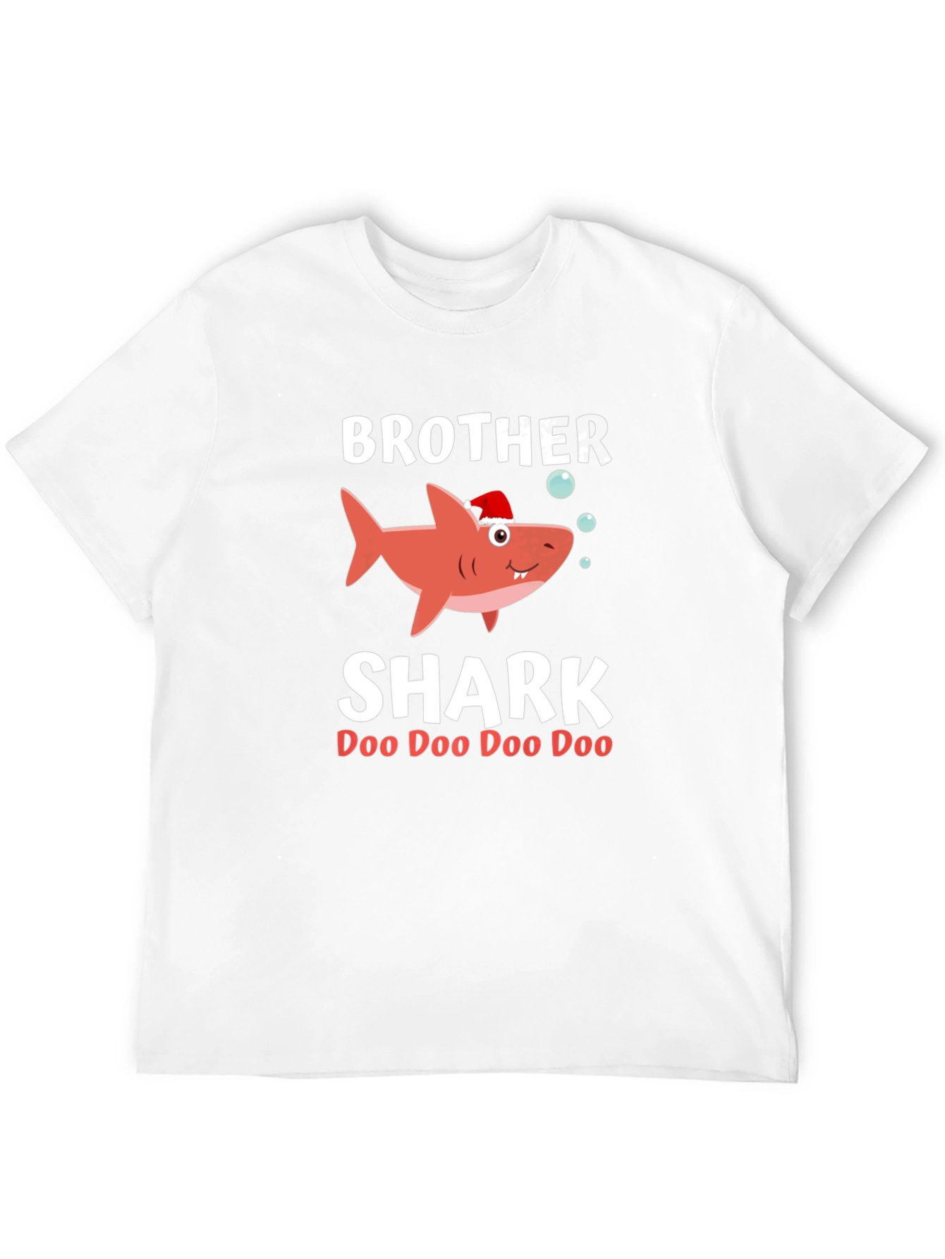 Brother Shark Doo Doo Funny Christmas T-Shirt