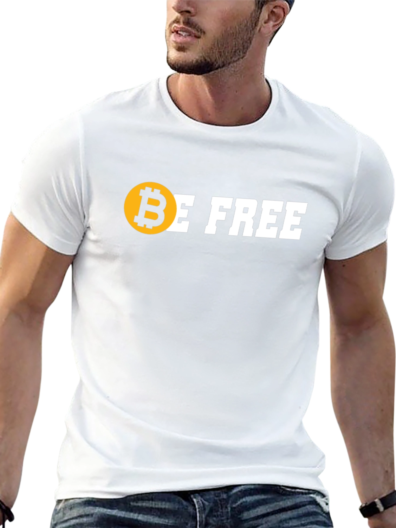 Bitcoin Be Free Black T-Shirt