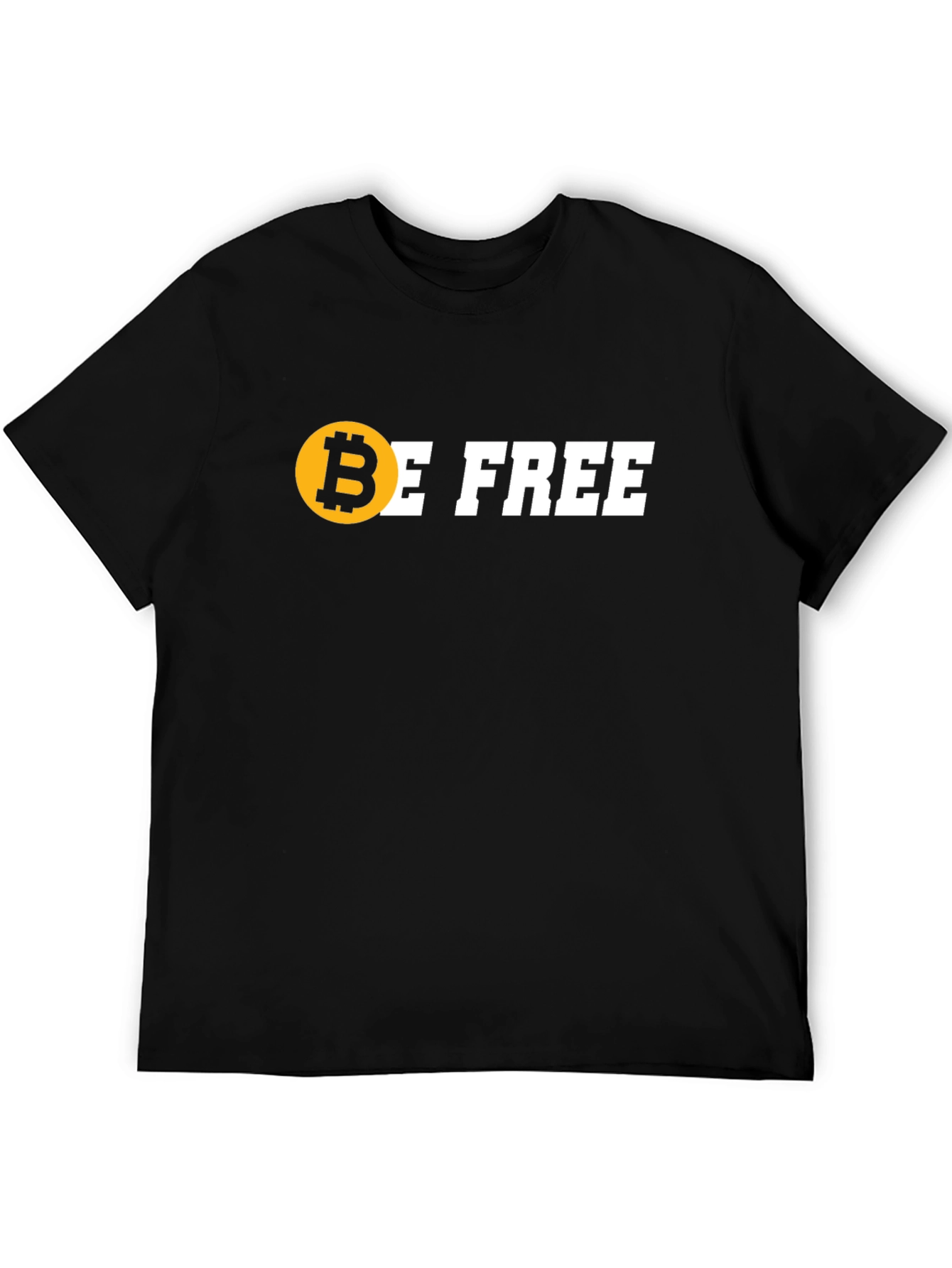 Bitcoin Be Free Black T-Shirt