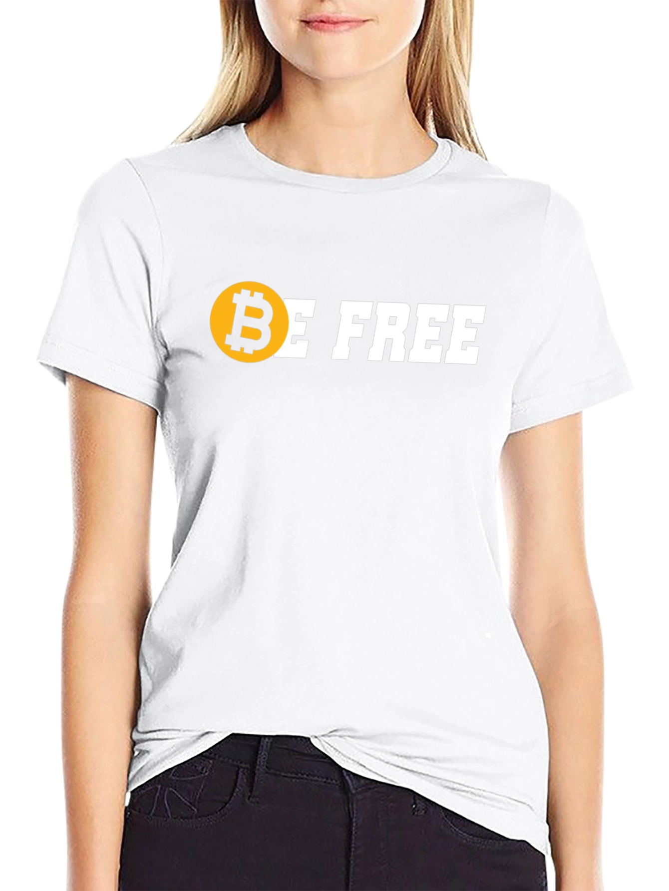 Bitcoin Be Free Black T-Shirt